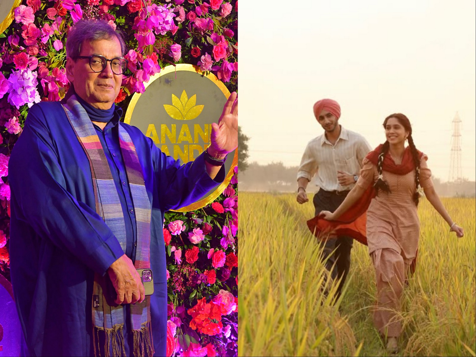 Subhash Ghai, a still from 'Main Vaapas Aunga' (Photo/ANI), (Photo/Instagram/@vedangraina)