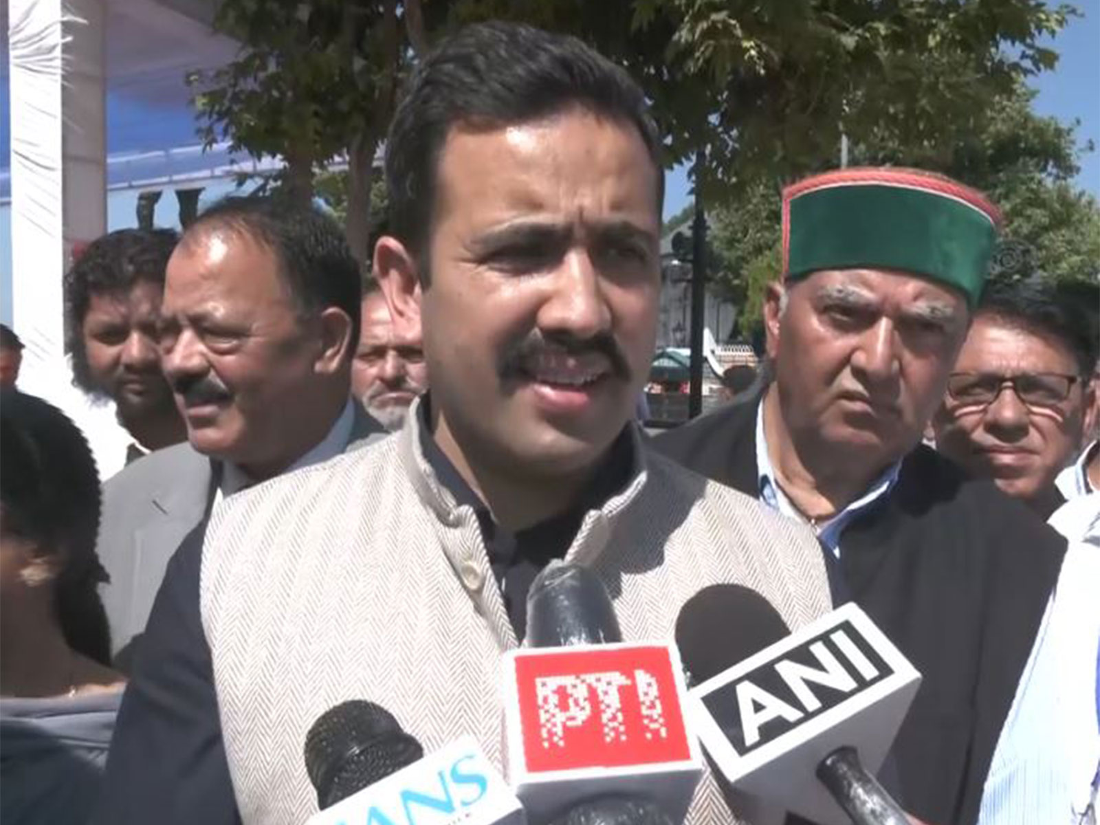 Public Works and Urban Development Minister of Himachal Pradesh, Vikramaditya Singh (Photo/ANI)