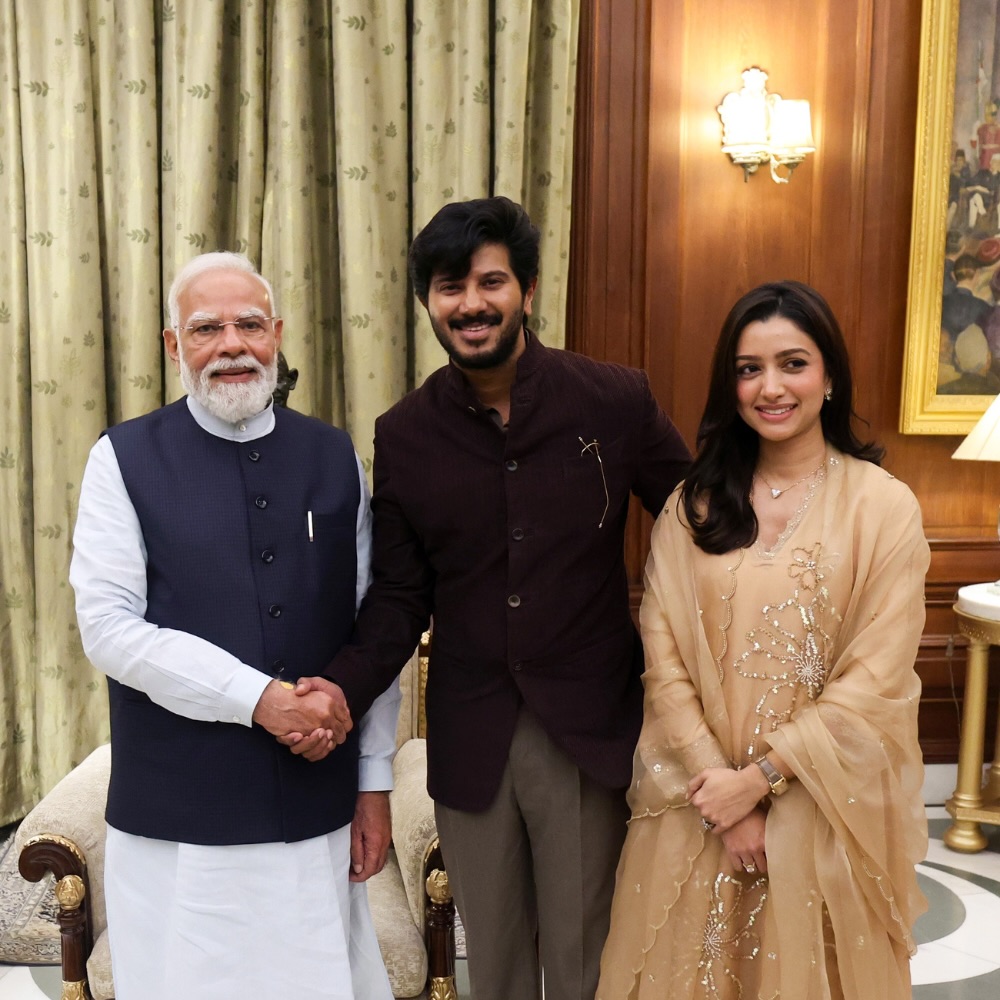 PM Modi meets Mammootty, his family after Padma Awards ceremony