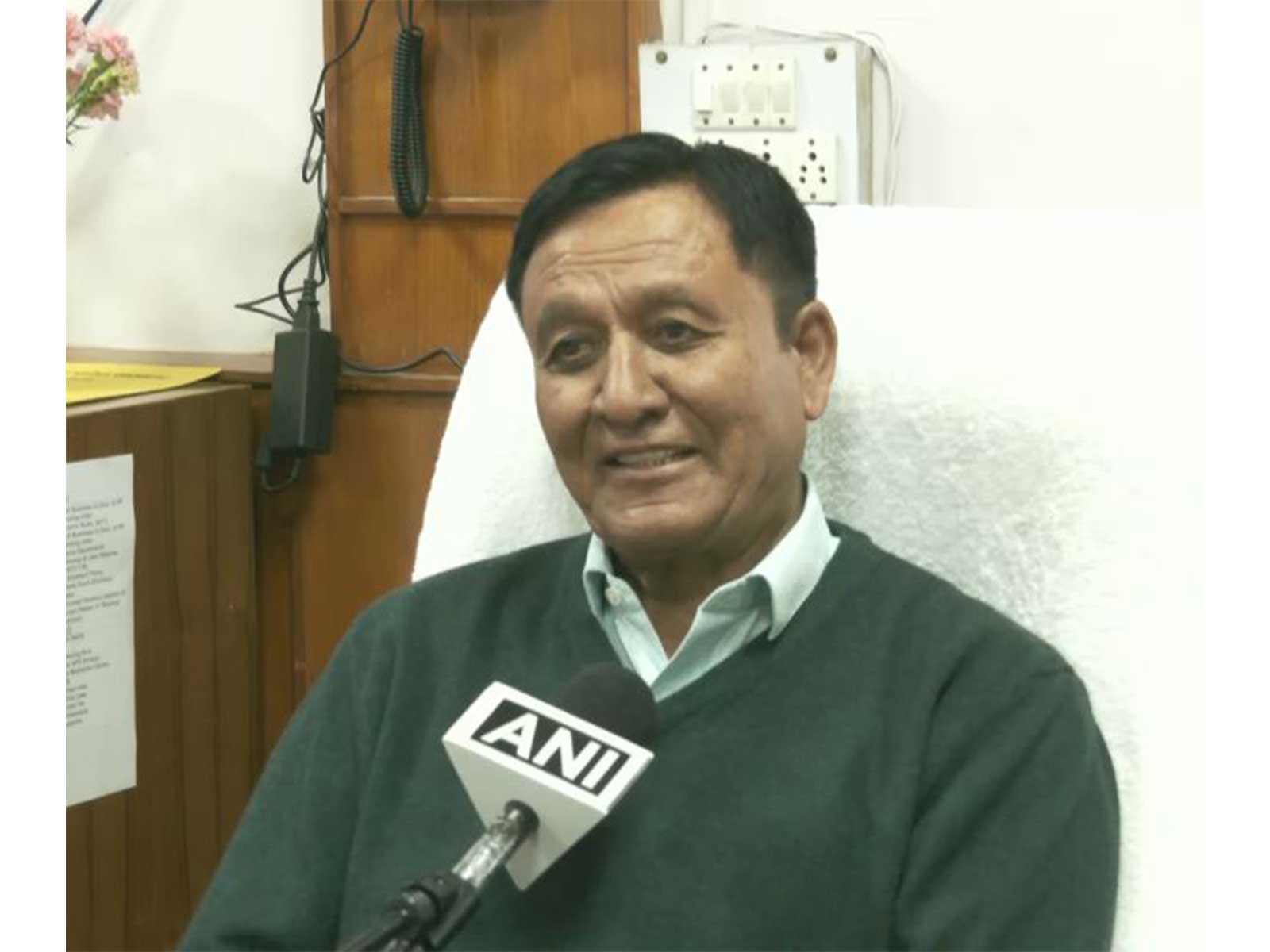 Revenue and Horticulture Minister of Himachal Pradesh, Jagat Singh Negi (Photo/ANI)