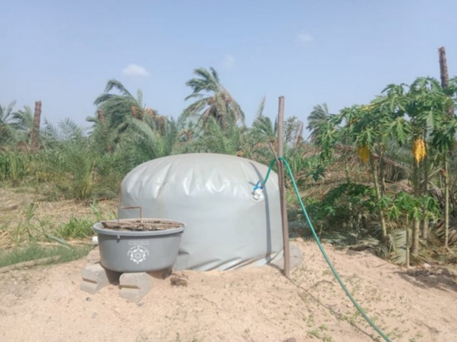 Biogas plant installed under Gobar Dhan Yojana scheme (Photo/ANI)