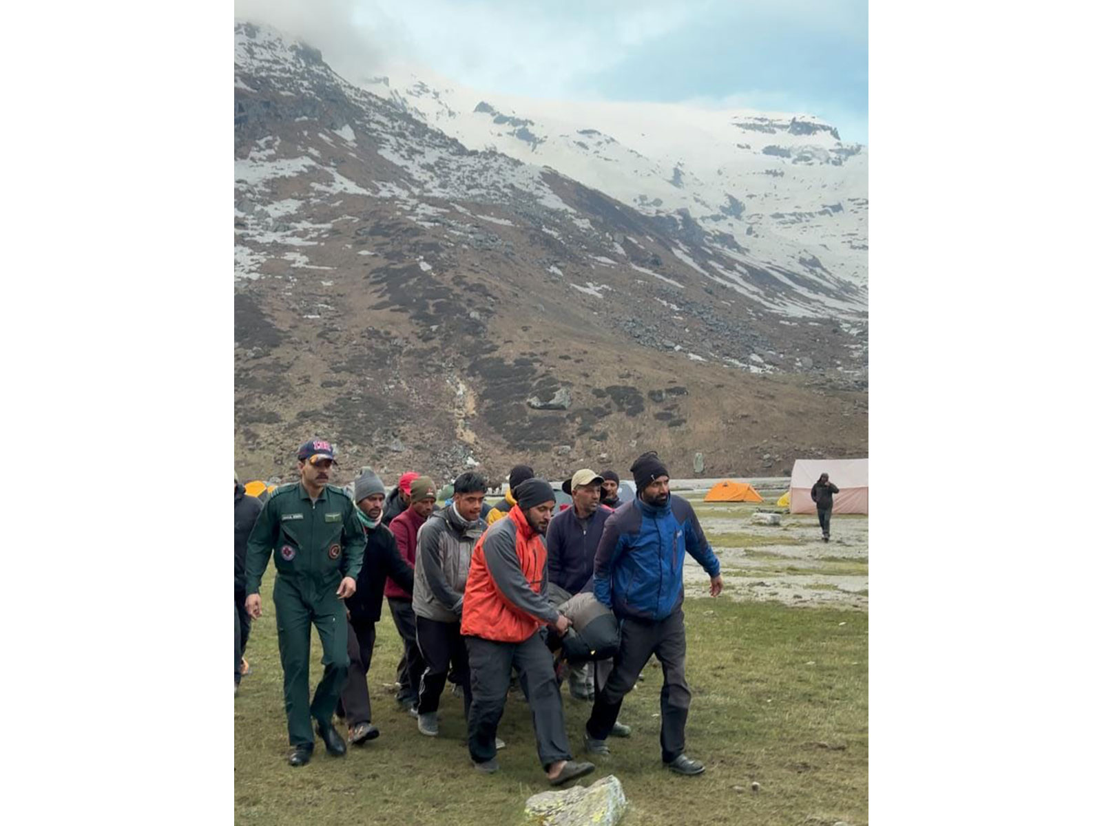 NCC Mount Deo Tibba expedition team rescues injured British cinematographer (Photo/ANI)