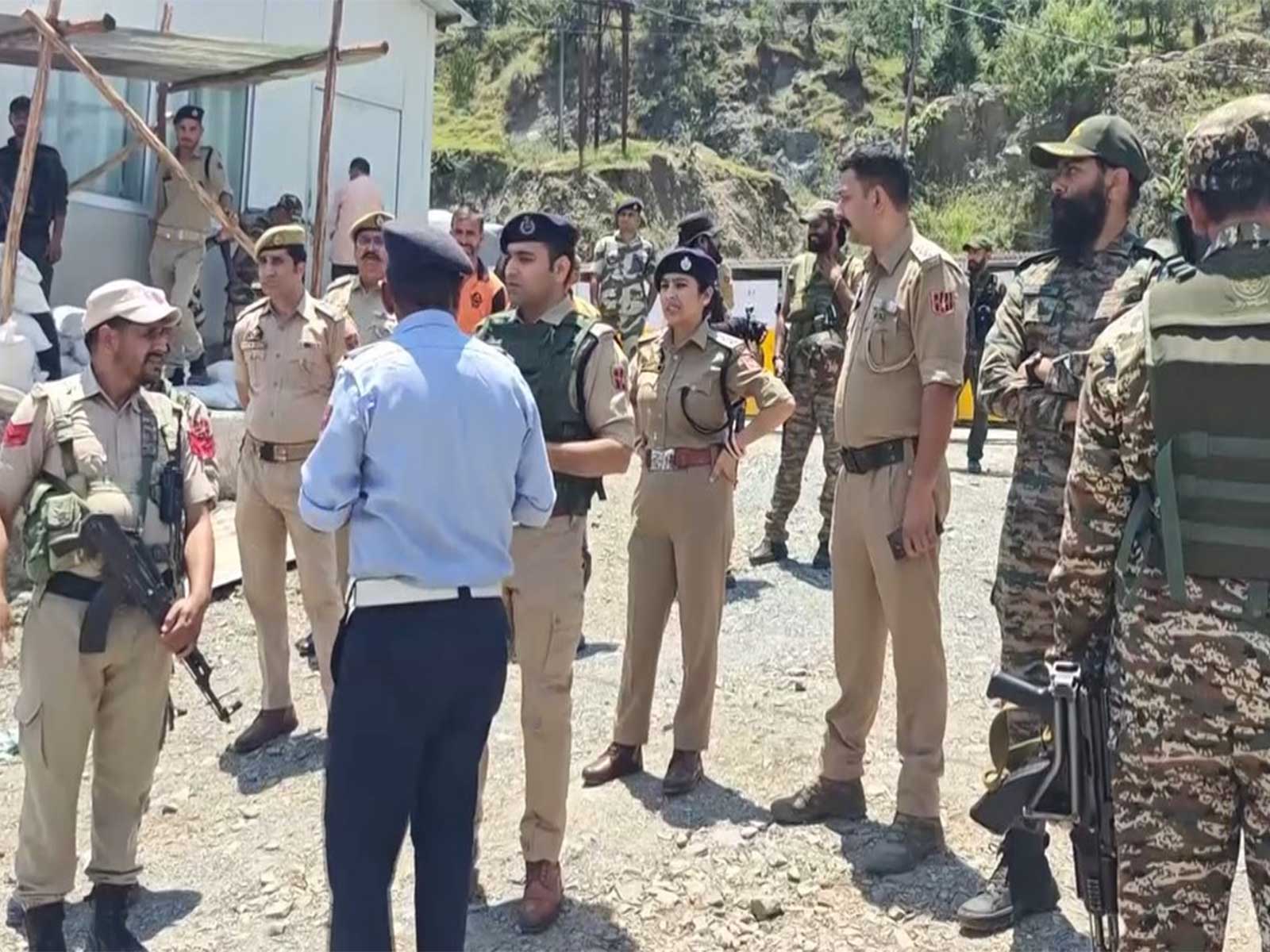 Securrity forces conduct mock drill in Ramban ahead of Shri Amarnath Ji Yatra (Photo/