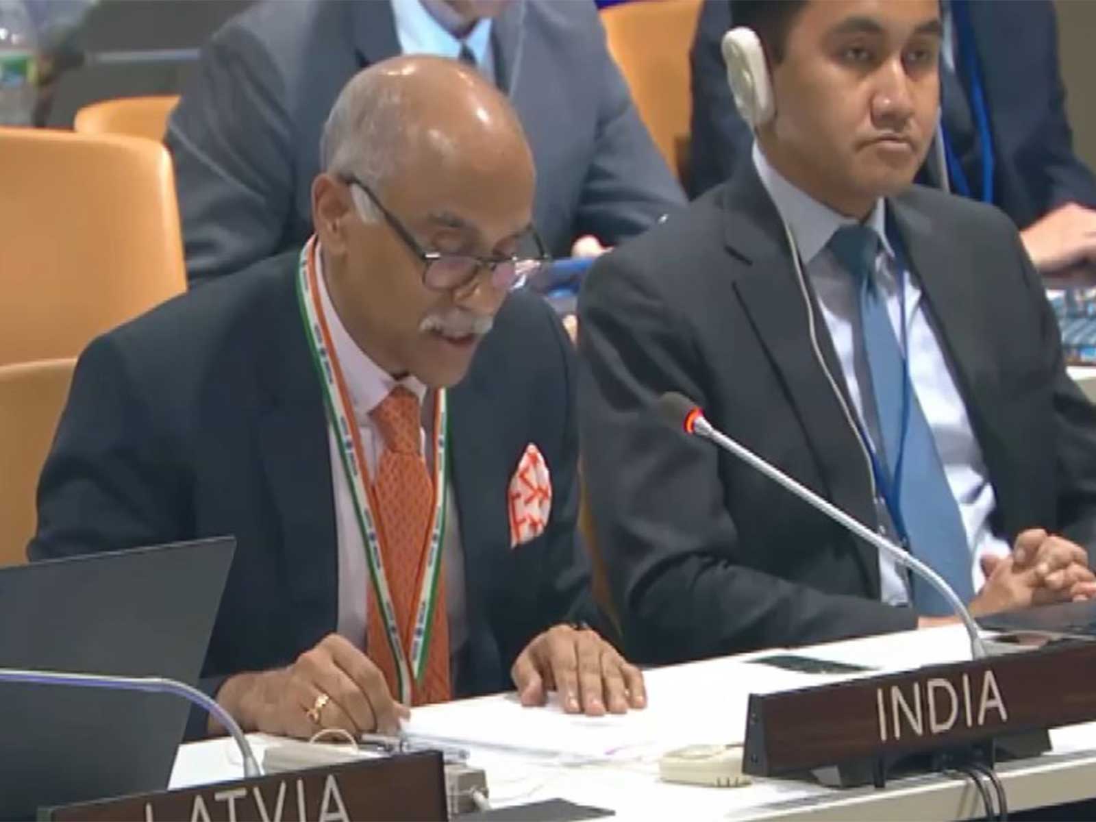 India's Permanent Representative to the UN, Parvathaneni Harish (Photo/@IndiaUNNewYork)
