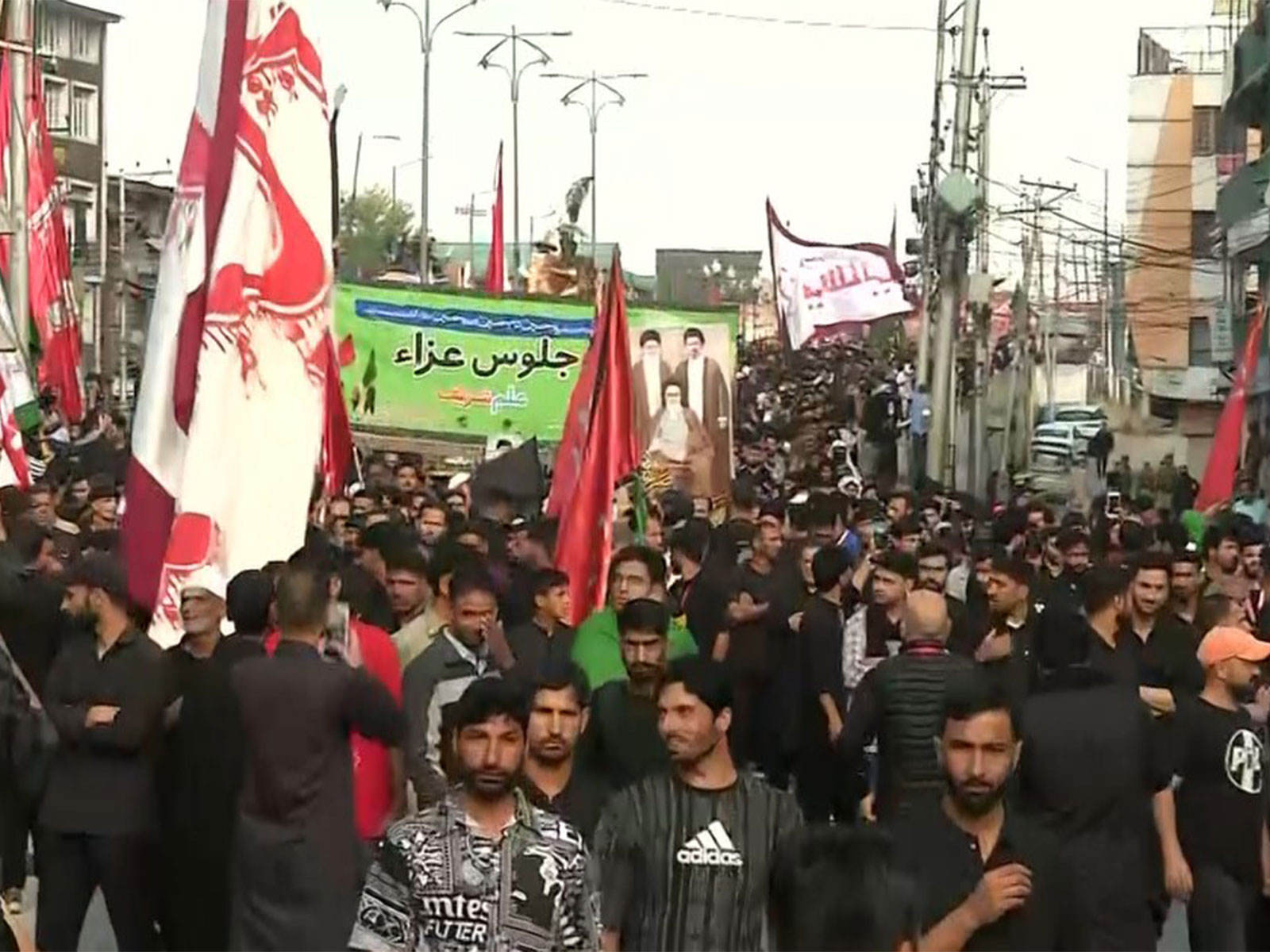 Muharram procession in Srinagar (Photo/ANI) Muharram procession in Srinagar (Photo/ANI)