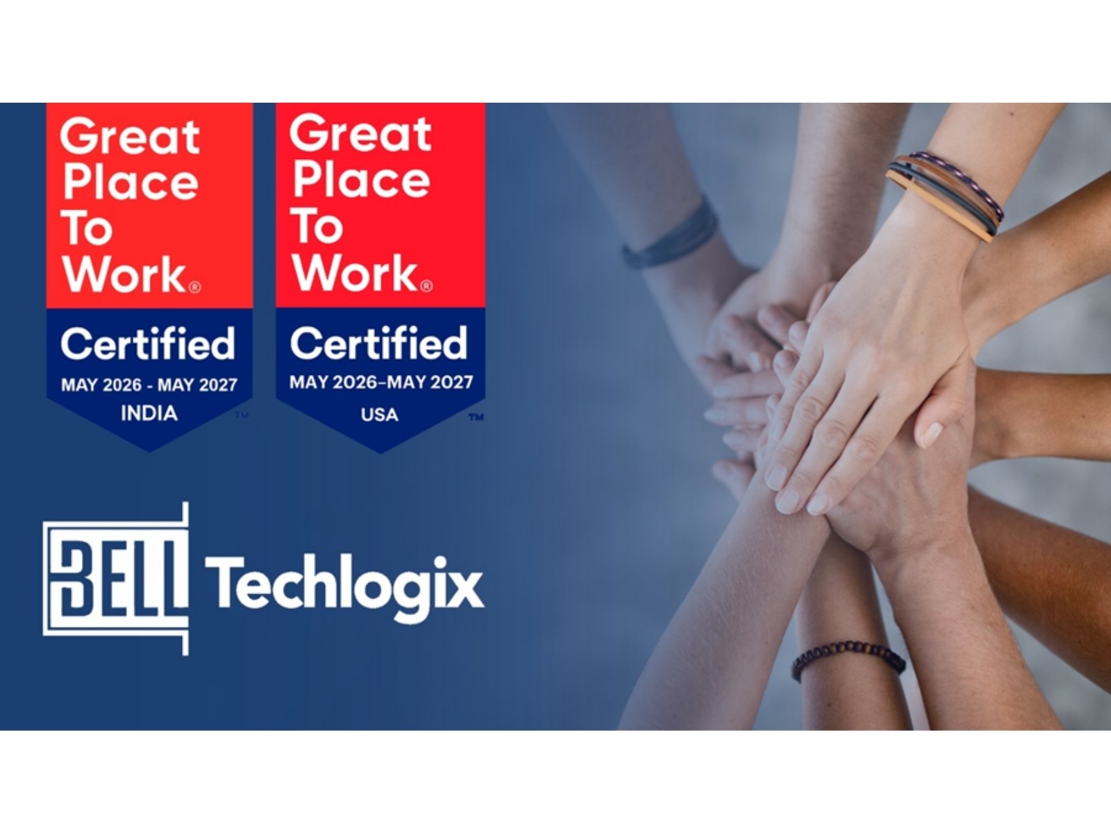 Bell Techlogix India Earns 2026 Great Place To Work Certification™ for Second Consecutive Year Bell Techlogix India Earns 2026 Great Place To Work Certification™ for Second Consecutive Year