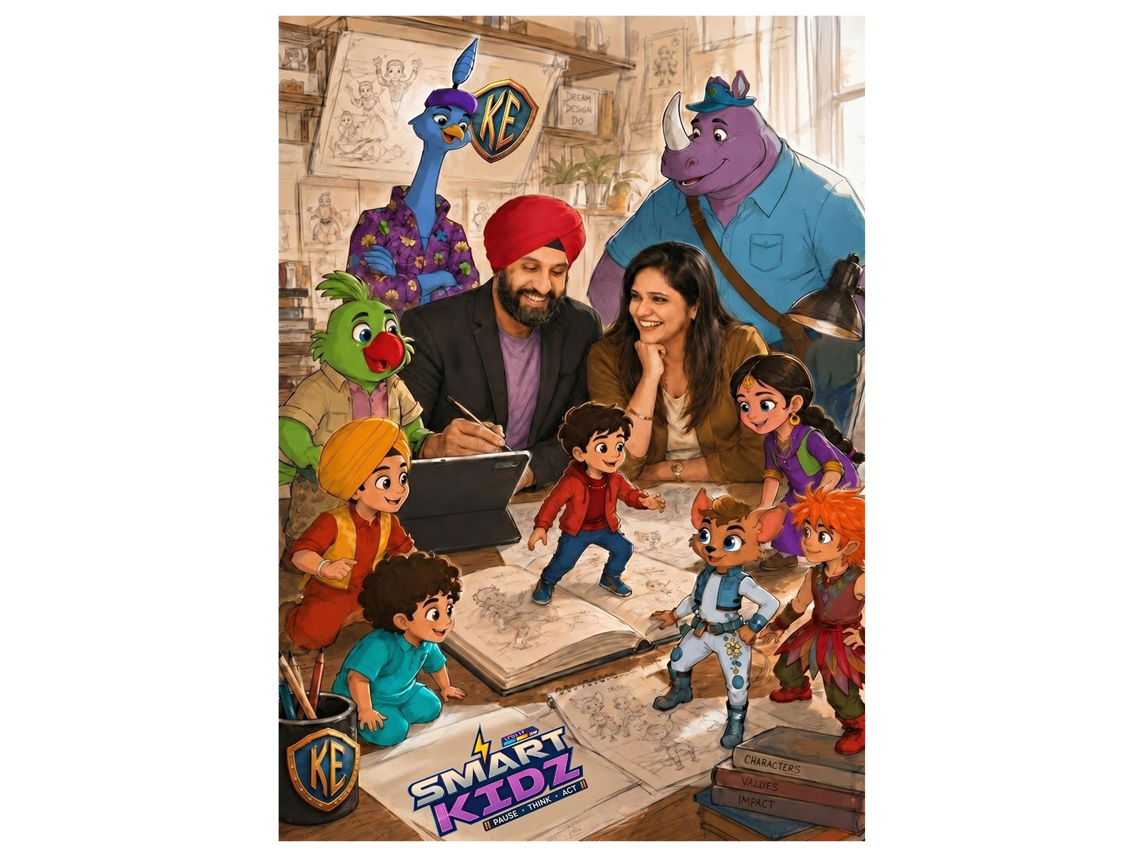 Kayhan Entertainment launches Smart KidZ on ZEE5 Kidz, an animated edutainment series empowering children through one simple philosophy: Pause. Think. Act
