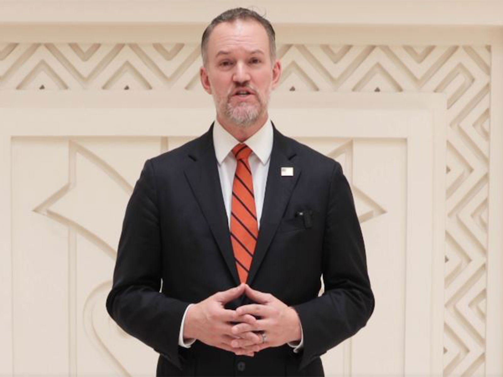 United States Trade Representative (USTR) Jamieson Greer (Photo/ Video mesage released by US Embassy to ANI)