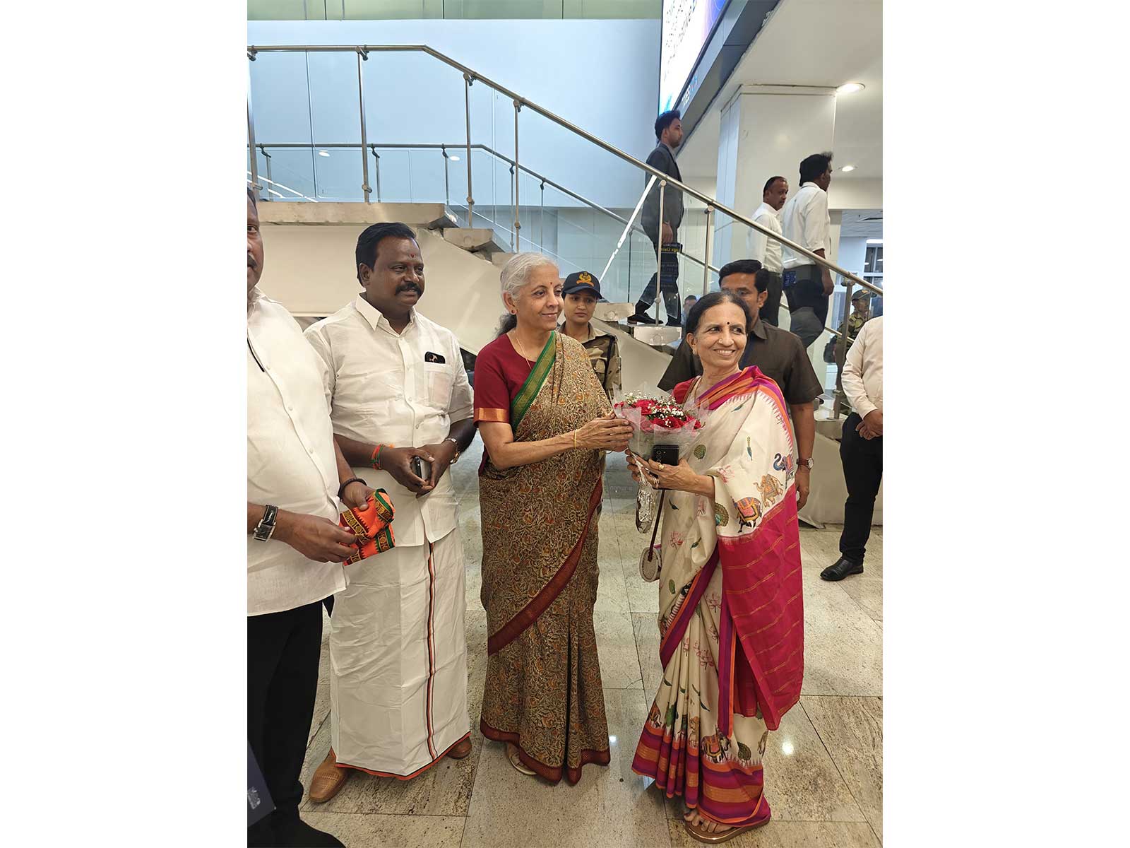 Union Finance Minister Nirmala Sitharaman in Tamil Nadu (Photo: @nsitharamanoffc/X)