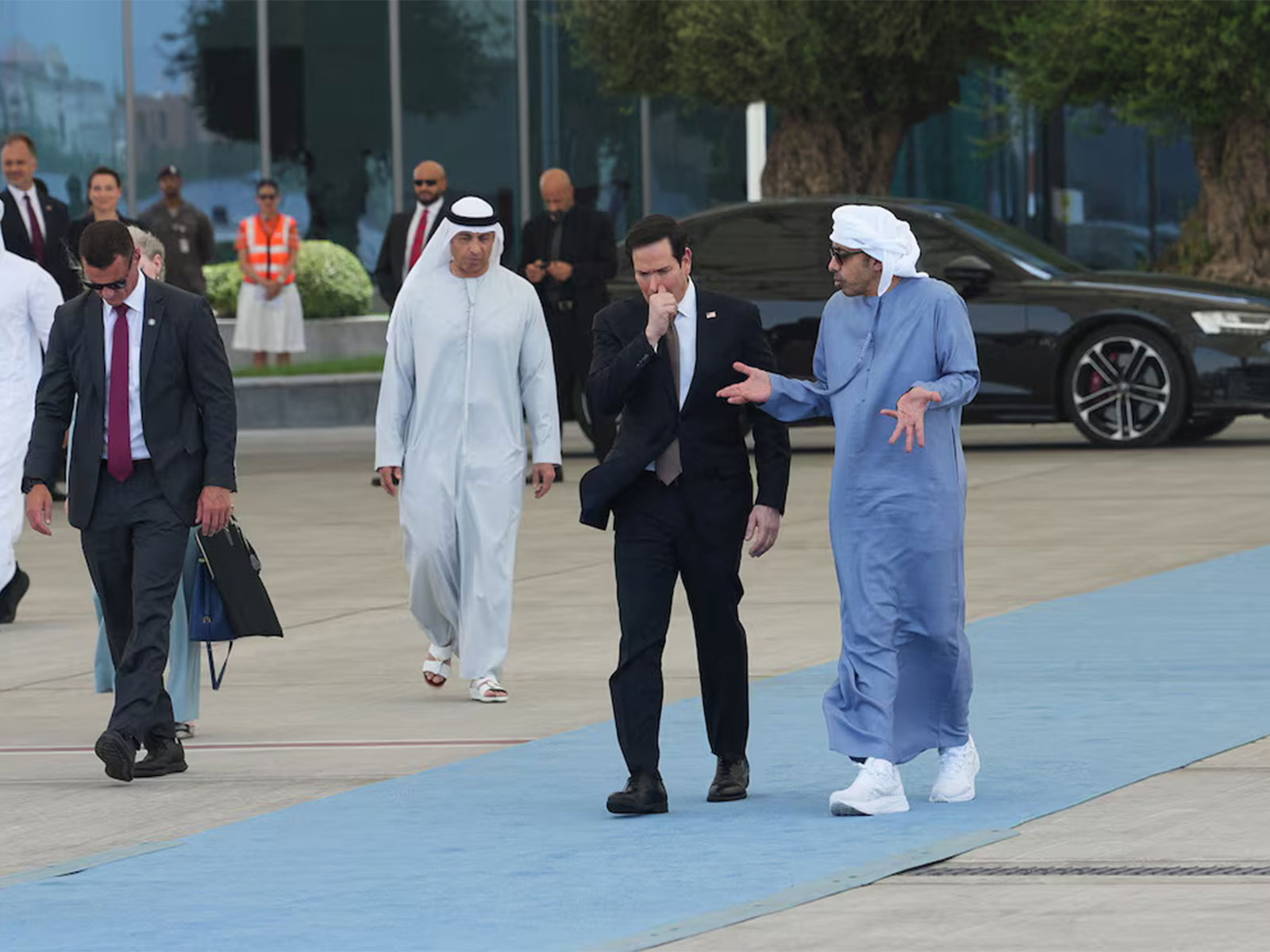 US Secretary of State Marco Rubio with United Arab Emirates' Foreign Minister Sheikh Abdullah bin Zayed bin Sultan Al Nahyan (Photo/Reuters)