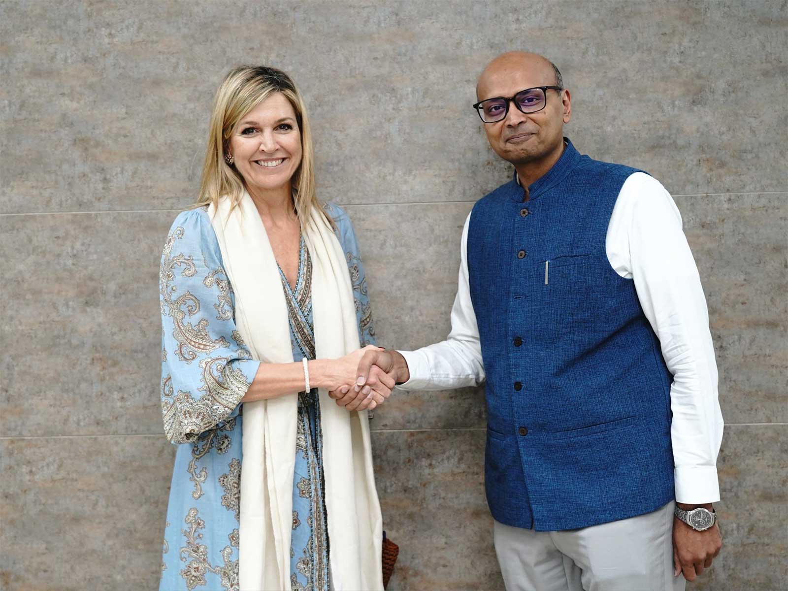 Queen Maxima of the Netherlands (Photo/X@MEAIndia) Queen Maxima of the Netherlands (Photo/X@MEAIndia)