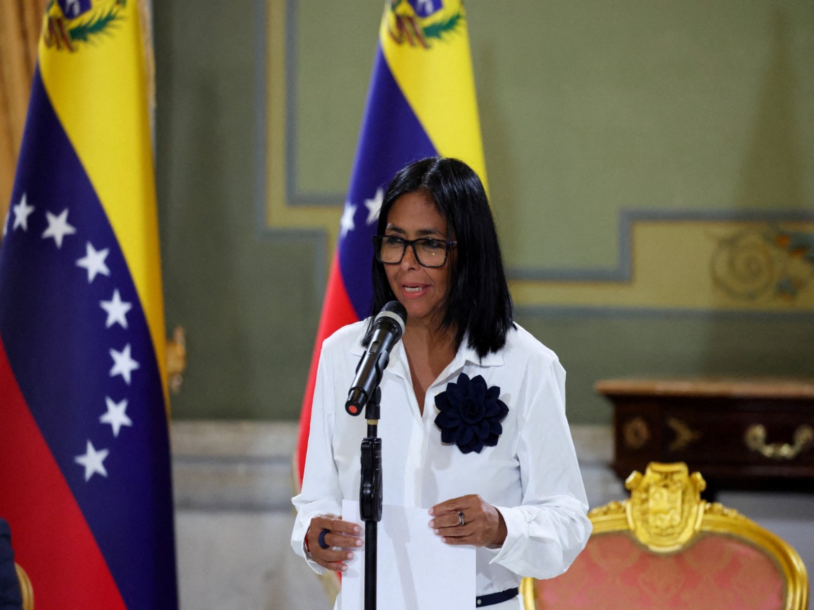 Acting Venezuelan President Delcy Rodriguez (File Photo/Reuters)