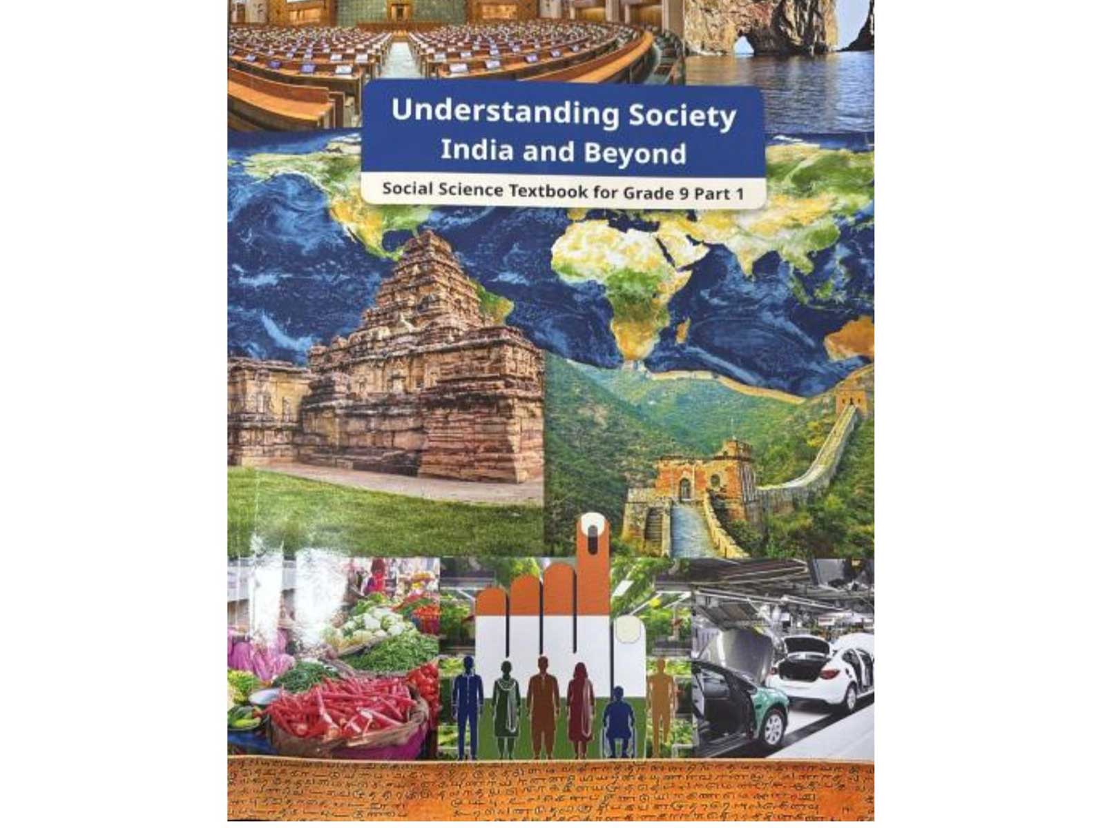 NCERT Class 9 Social Science textbook (Photo/ANI)