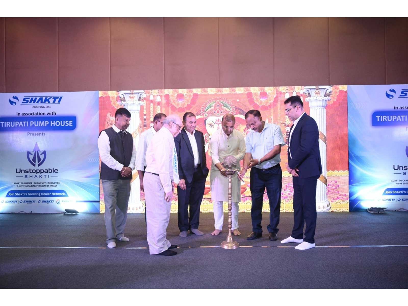 Managing Director Mr. Ramesh Patidar with ASIDC Chairman Mr. Kishore Upadhyay, Govt of Assam, and dignitaries at lamp lighting ceremony at the Product Meet launch in Guwahati.