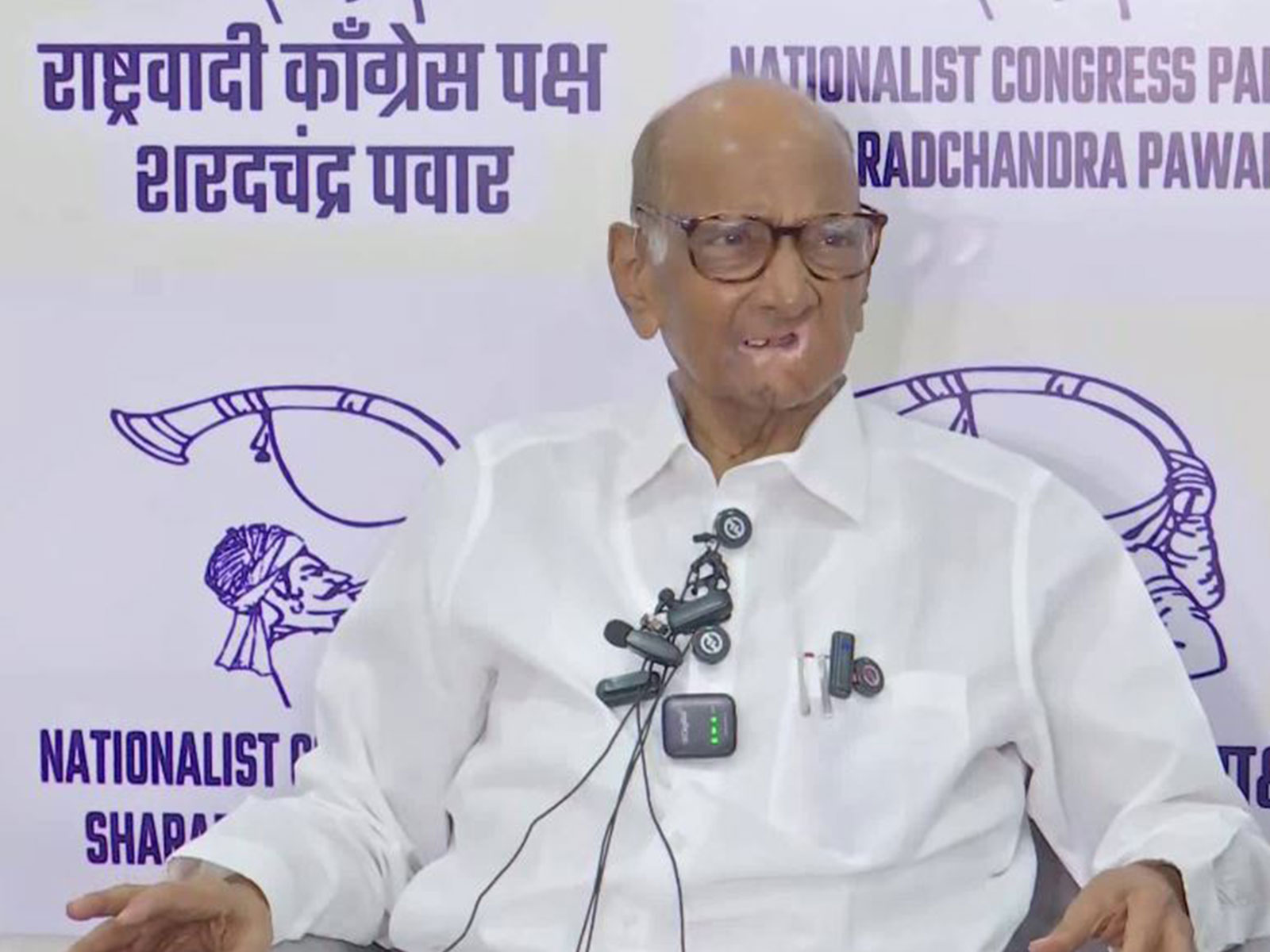 NCP-SCP chief Sharad Pawar (File Photo/ANI)