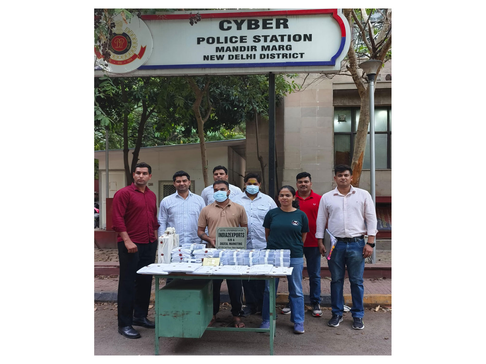 Delhi Cyber Police bust fake export call centre (Photo/Delhi Police)