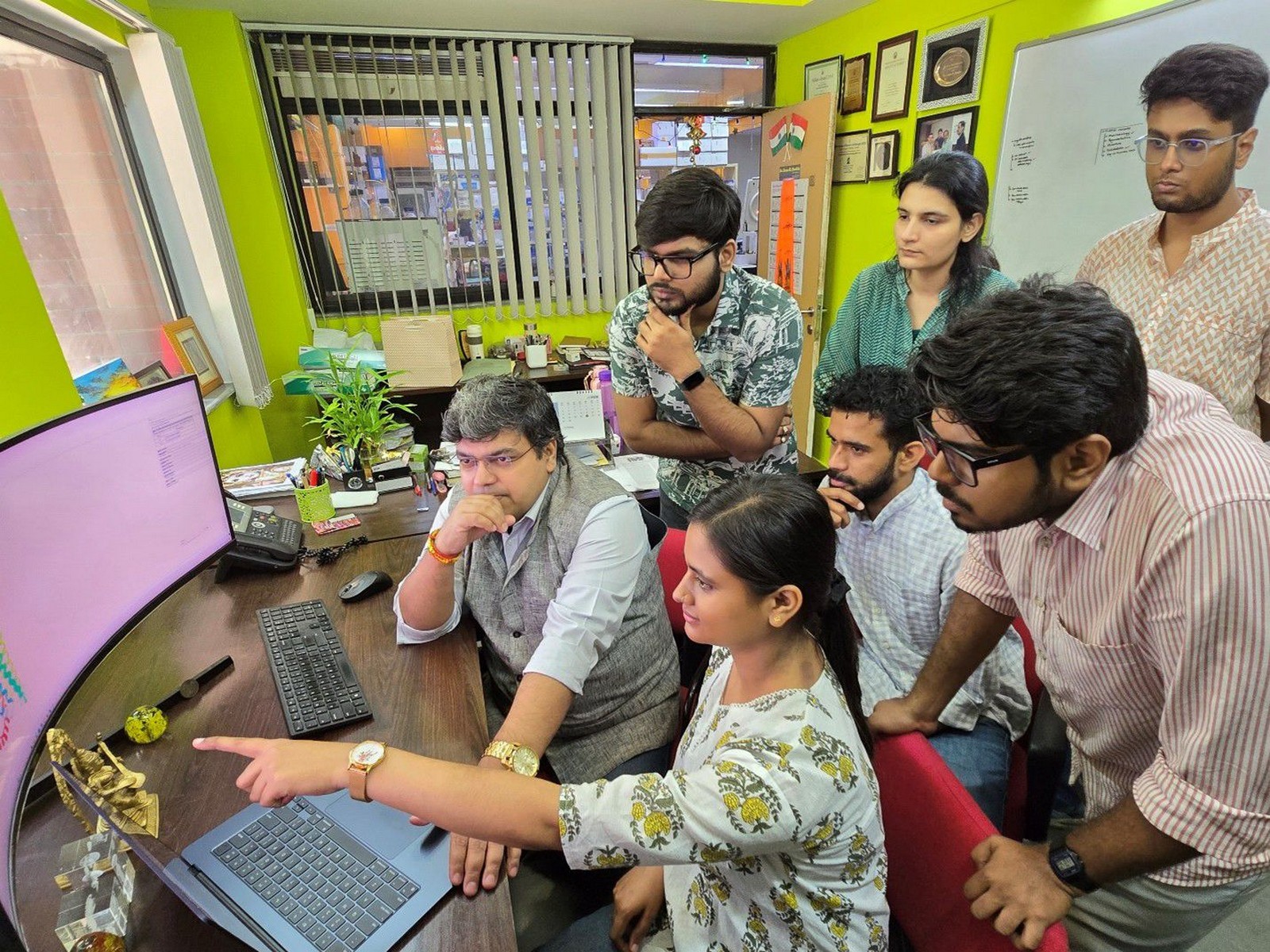 IIT Kanpur researchers led by Prof Arun K Shukla uncover molecular basis of atypical immune receptor C5aR2 (Photo/IIT Kanpur)