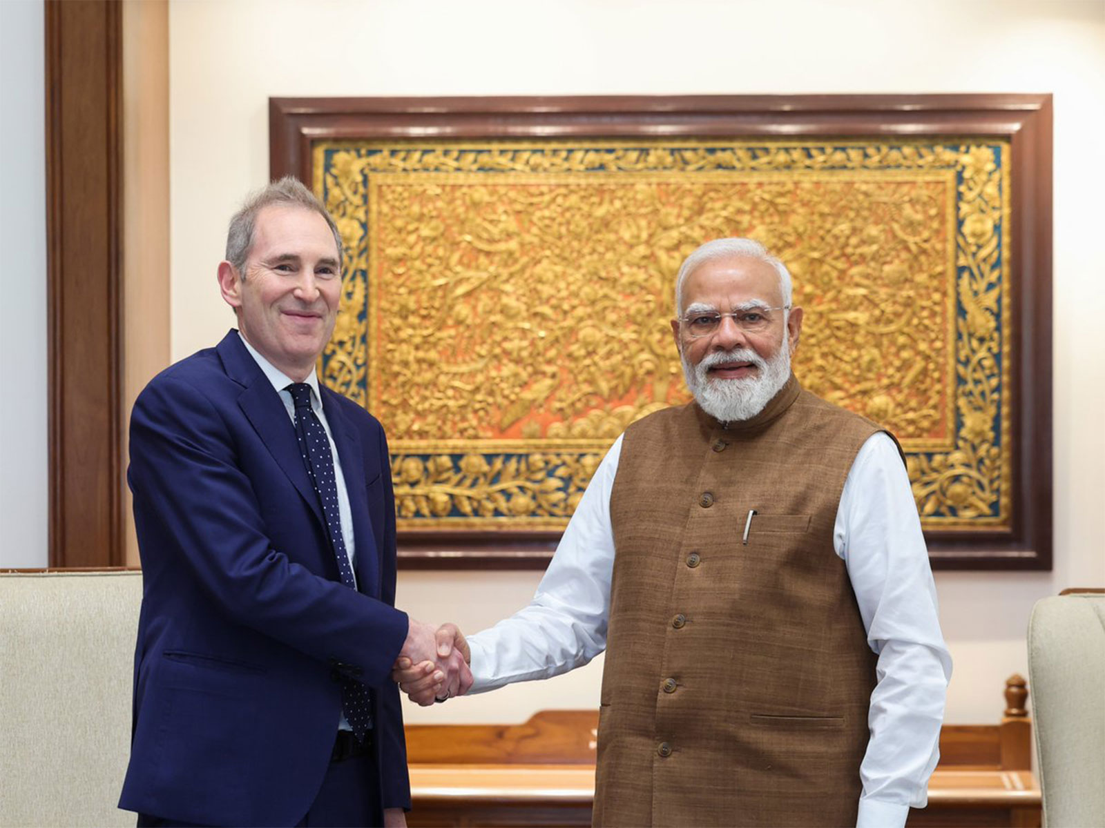 Amazon Chief Executive Officer Andy Jassy meets Prime Minister Narendra Modi (Photo/@ajassy) Amazon Chief Executive Officer Andy Jassy meets Prime Minister Narendra Modi (Photo/@ajassy)