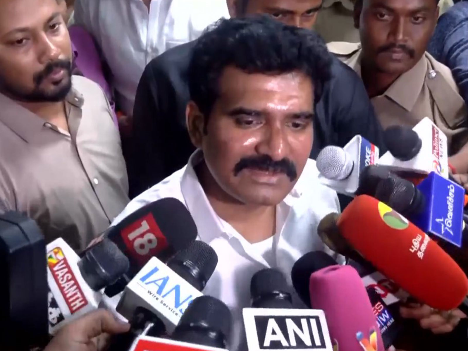 TN Minister for Energy Resources and Law, CTR Nirmal Kumar (Photo/ANI)