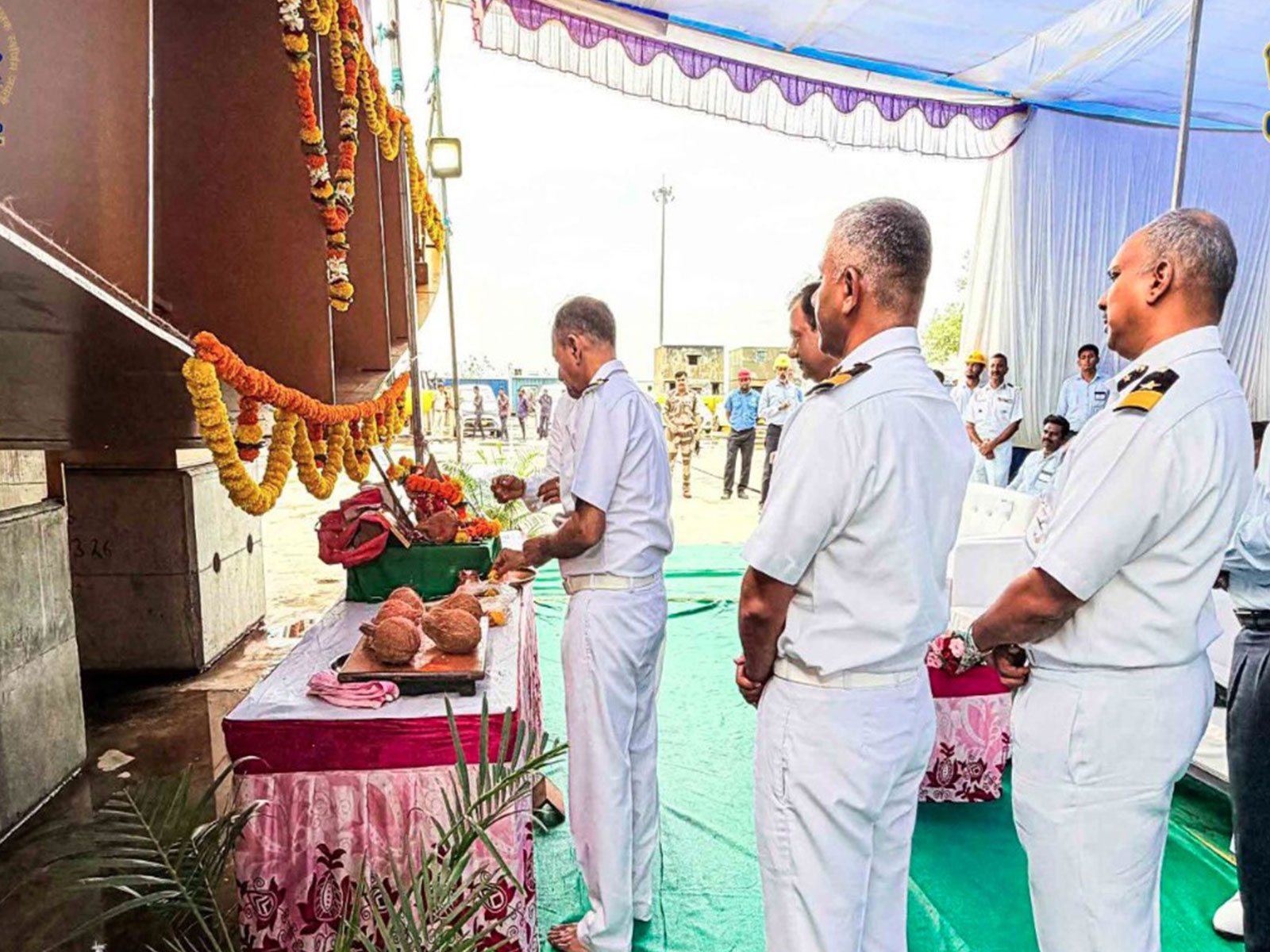Keel-laying ceremony of the fourth (NGOPV), (Photo/PIB) Keel-laying ceremony of the fourth (NGOPV), (Photo/PIB)