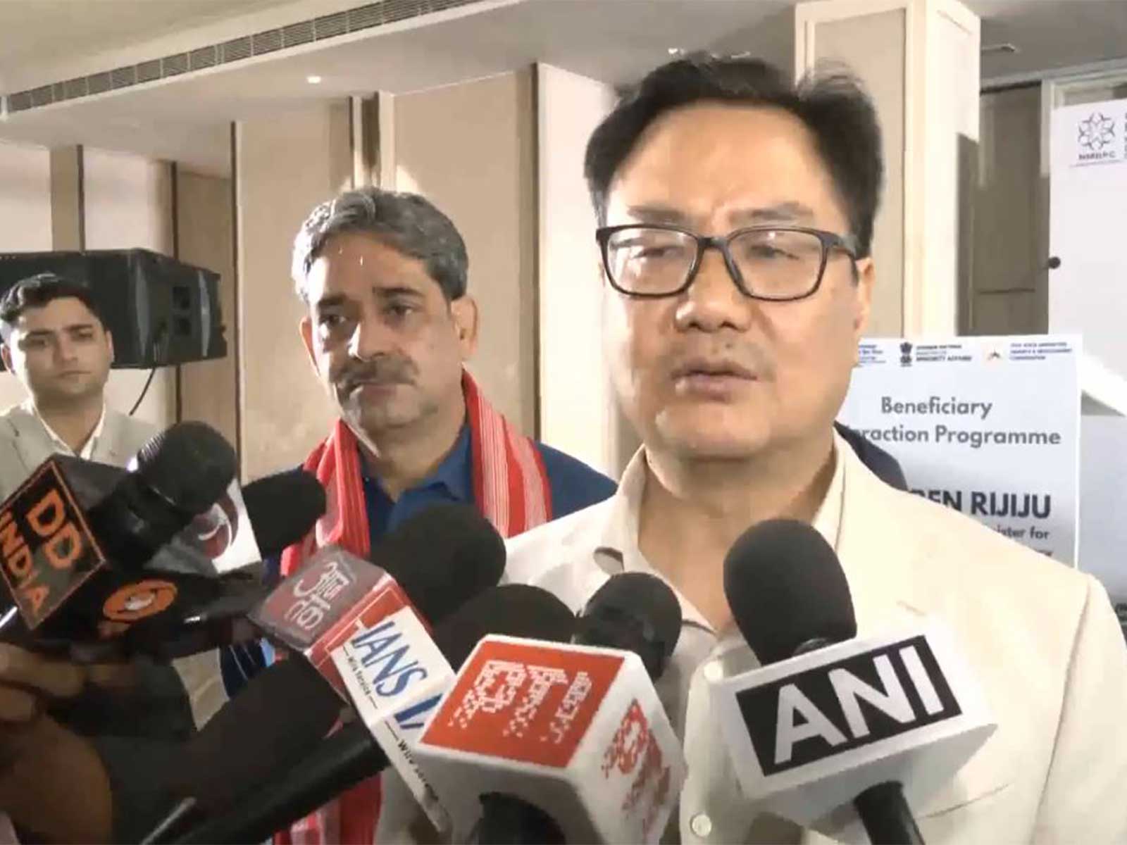 Union Minister Kiren Rijiju (Photo/ANI) Union Minister Kiren Rijiju (Photo/ANI)