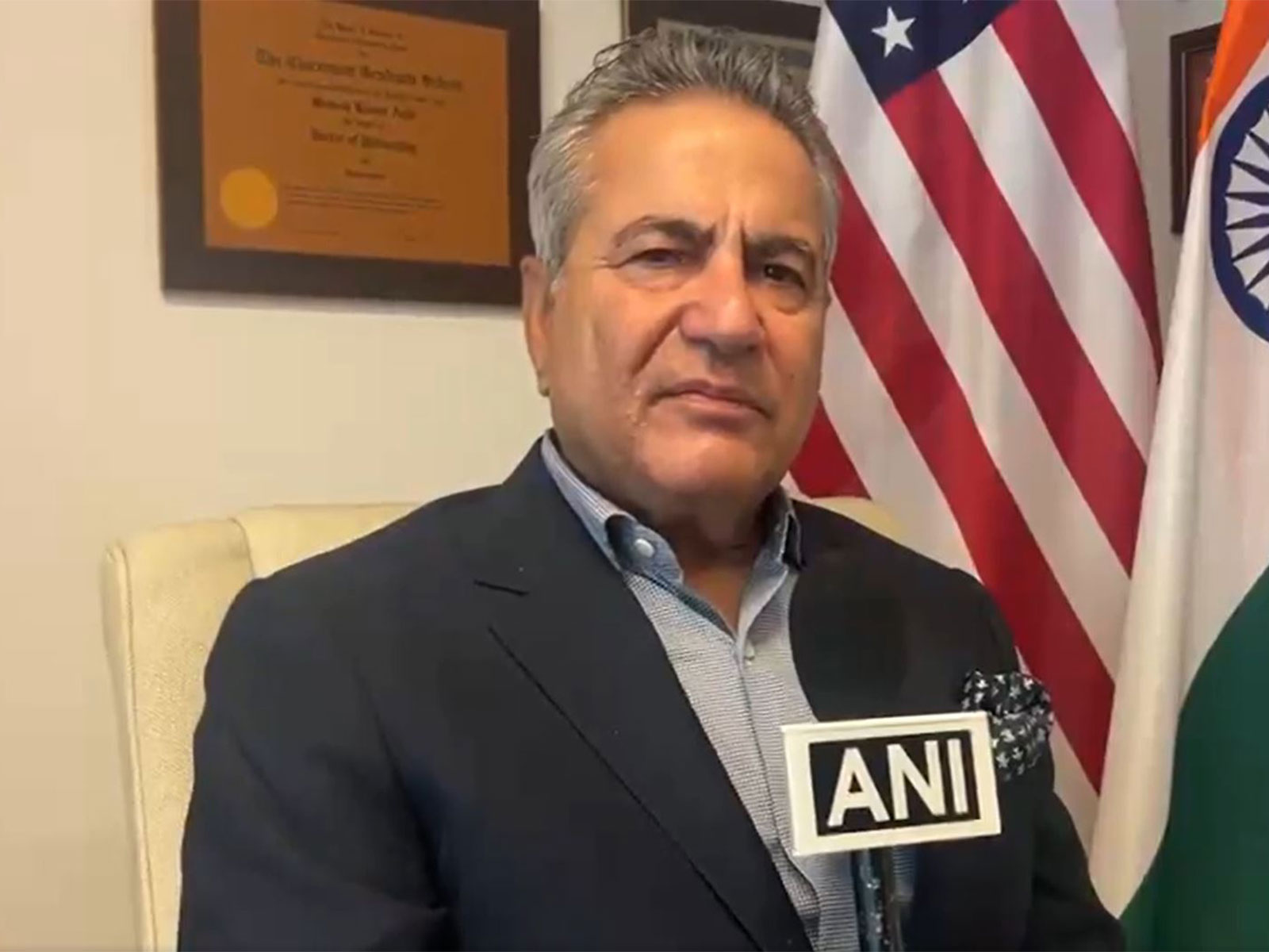 US-India Strategic Partnership Forum President and CEO Mukesh Aghi. (Photo/ANI)
