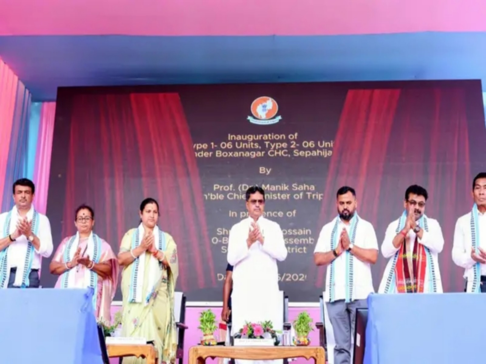 Manik Saha  inaugurates key health projects in Sepahijala District (Photo/TripuraCMO)