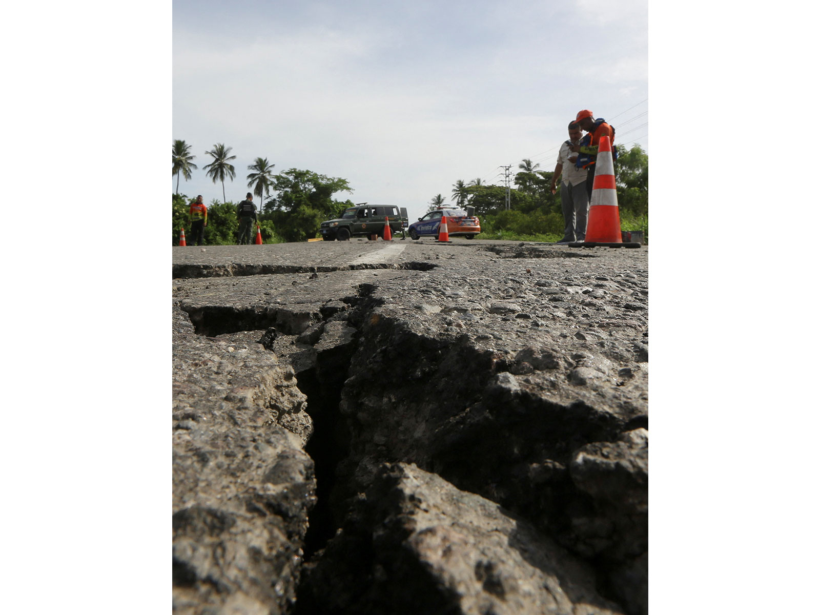 Aftermath of earthquakes in Venezuela (Photo/Reuters)