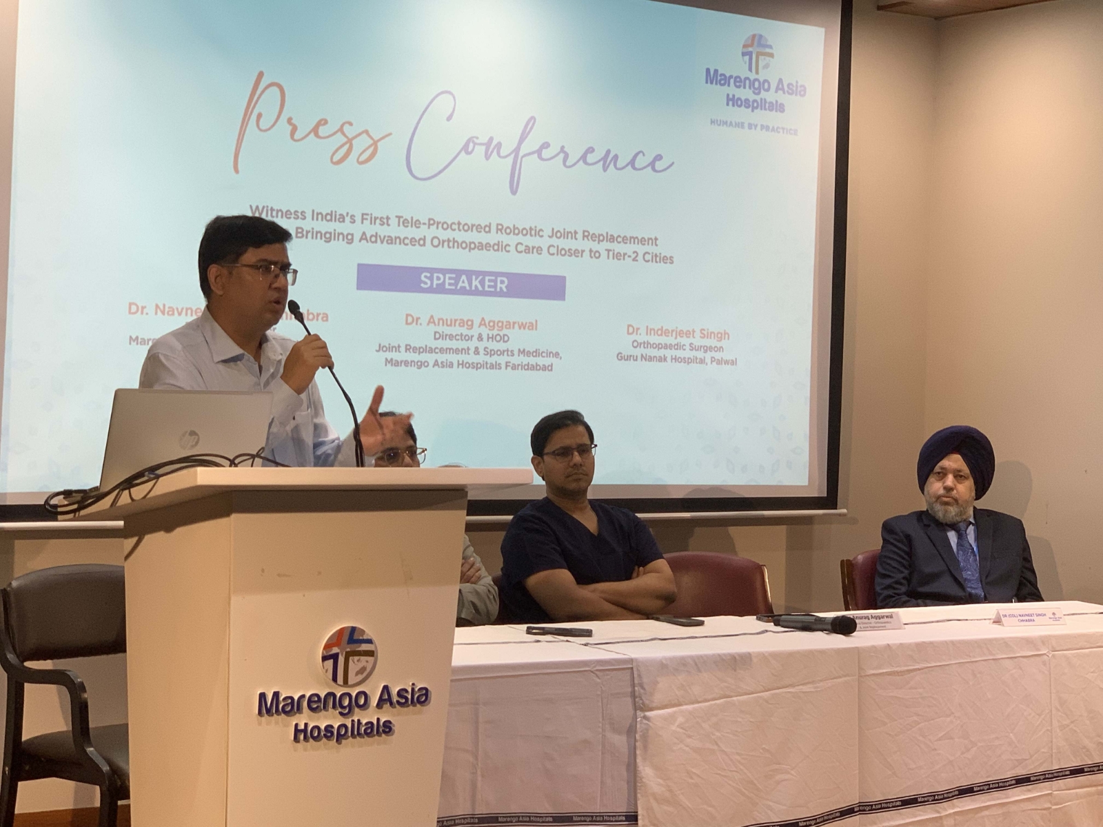 Marengo Asia Hospitals, Faridabad, launches ‘Proctor Robotic Surgery’ program, enabling remote guidance for robotic knee replacements in smaller cities Marengo Asia Hospitals, Faridabad, launches ‘Proctor Robotic Surgery’ program, enabling remote guidance for robotic knee replacements in smaller cities