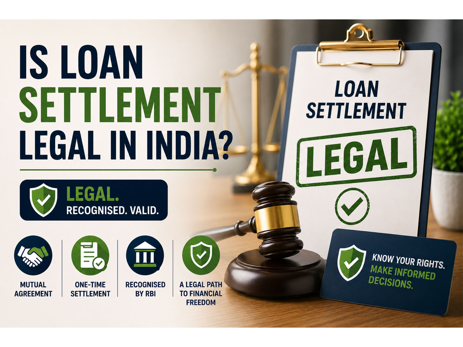 Is Loan Settlement Legal in India? Everything Borrowers Need to Know