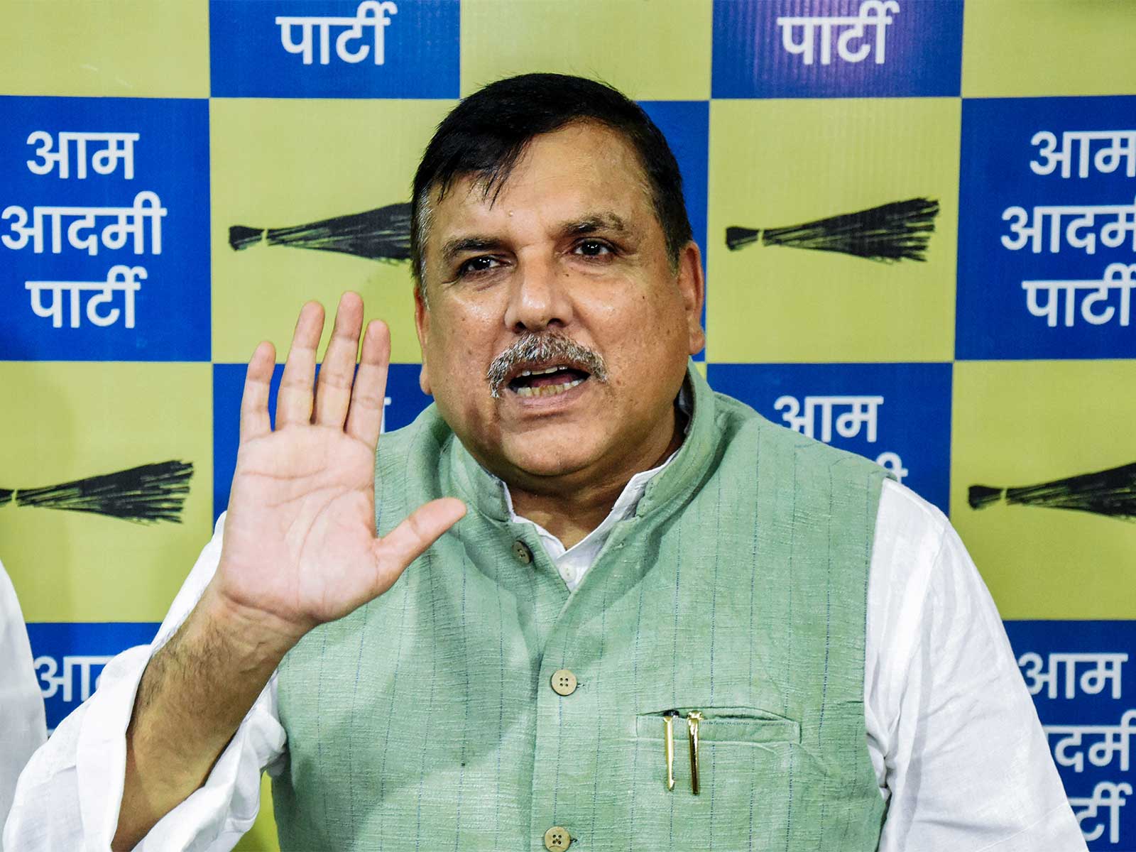 AAP leader and Rajya Sabha MP Sanjay Singh (File Photo/ANI)