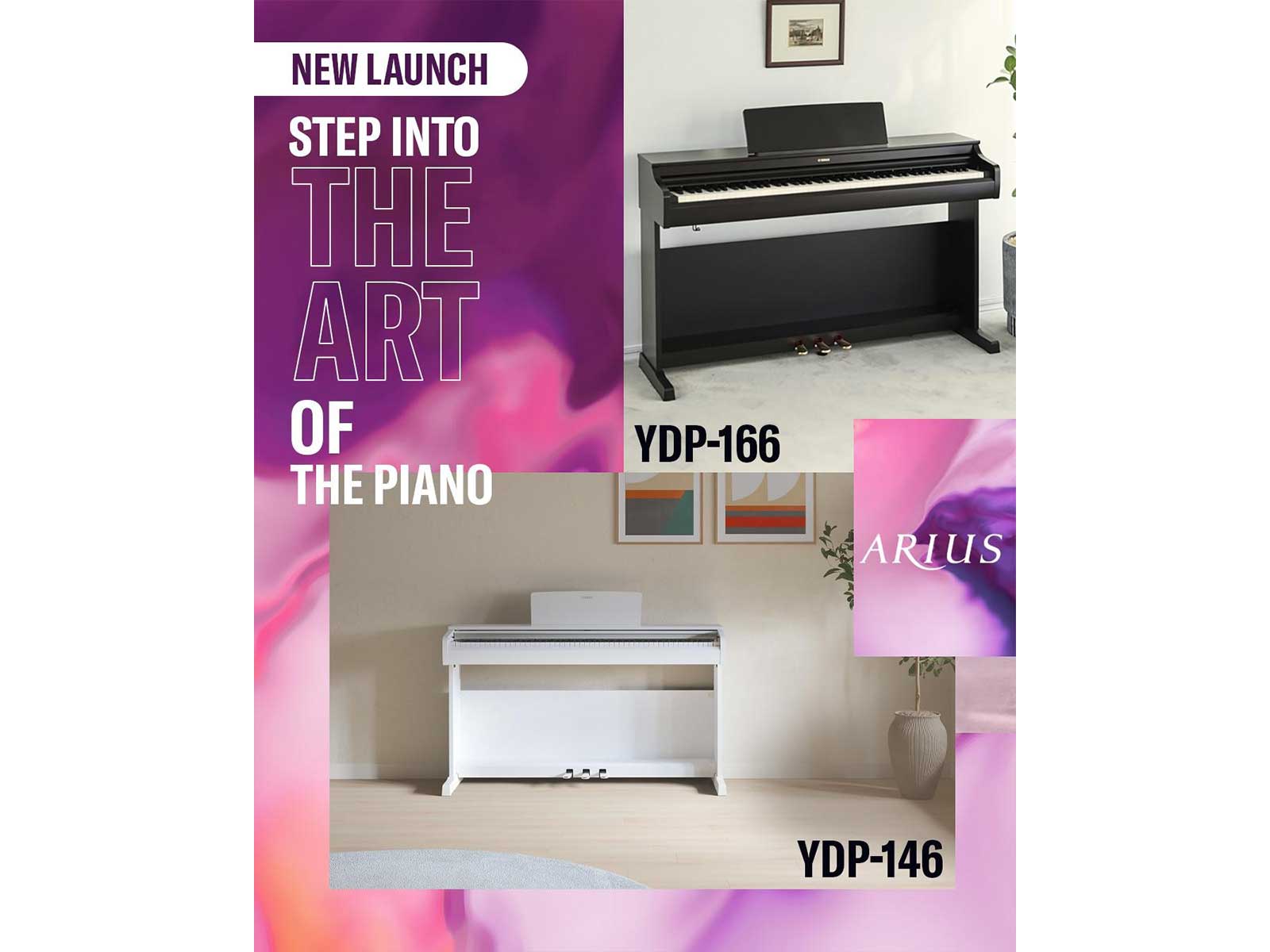 Yamaha Music India Expands Its Digital Piano Portfolio with the Launch of ARIUS YDP-166 and YDP-146