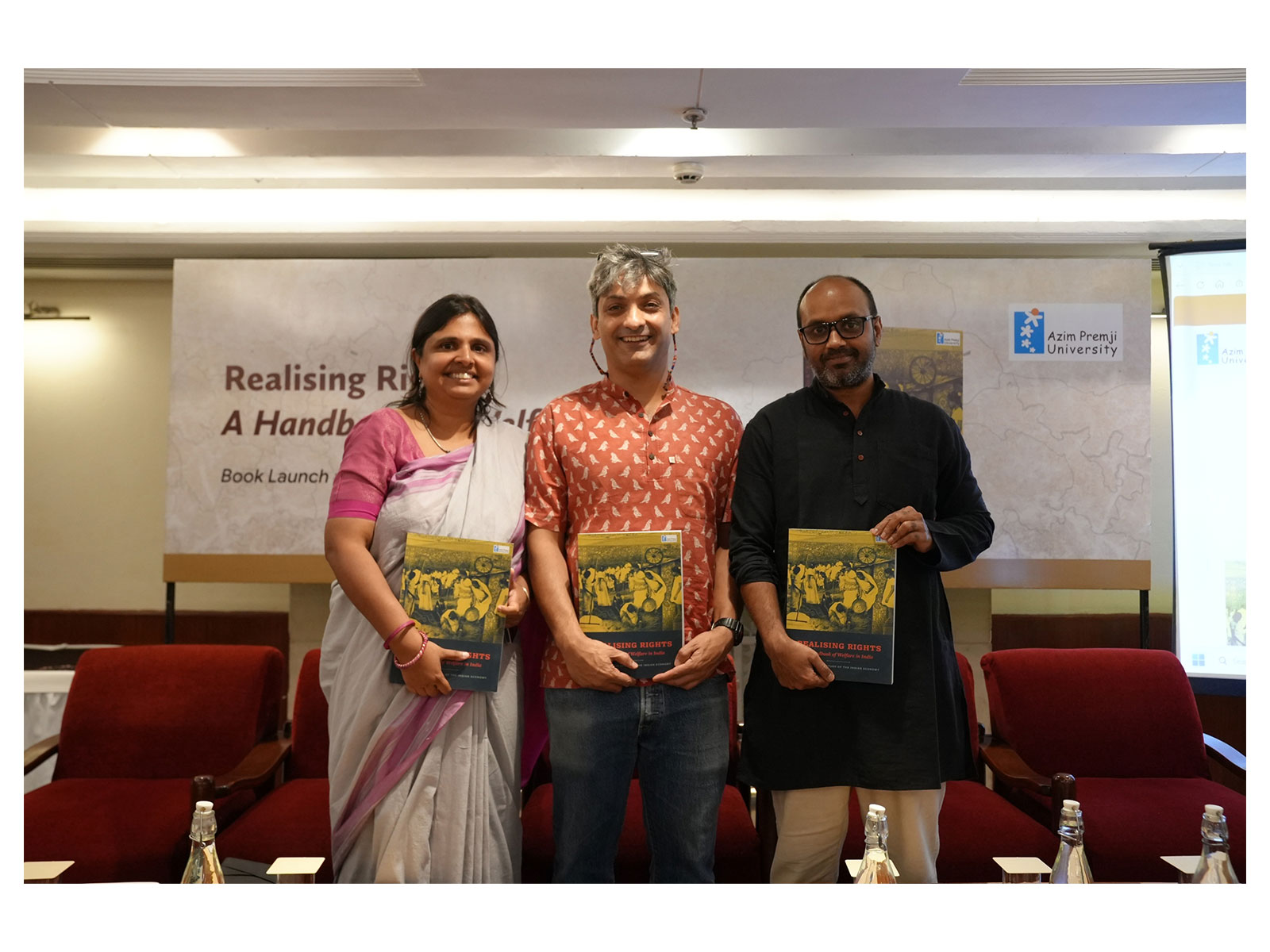 Delhi Event - Azim Premji University Launches Realising Rights A Handbook of Welfare in India