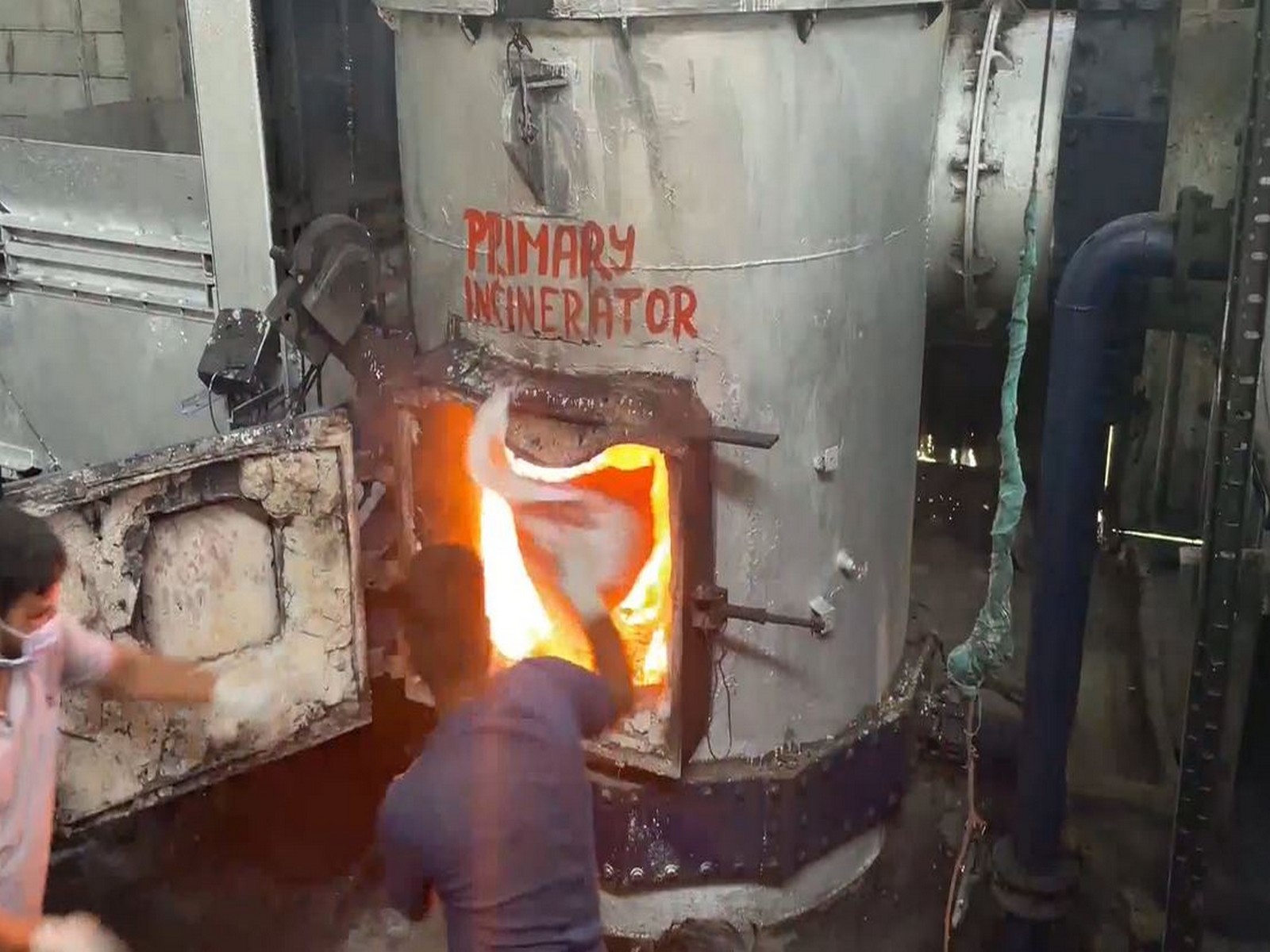 Drugs destroyed in Suraksha bio-sanitiser in  Kangra (Photo/ANI)