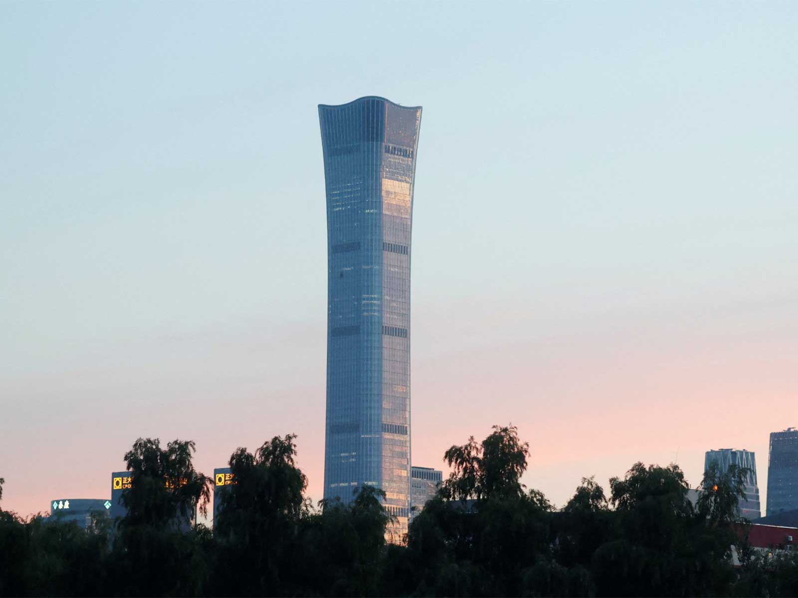 China's tallest skyscraper, the 109-storey CITIC Tower (Photo/Reuters)