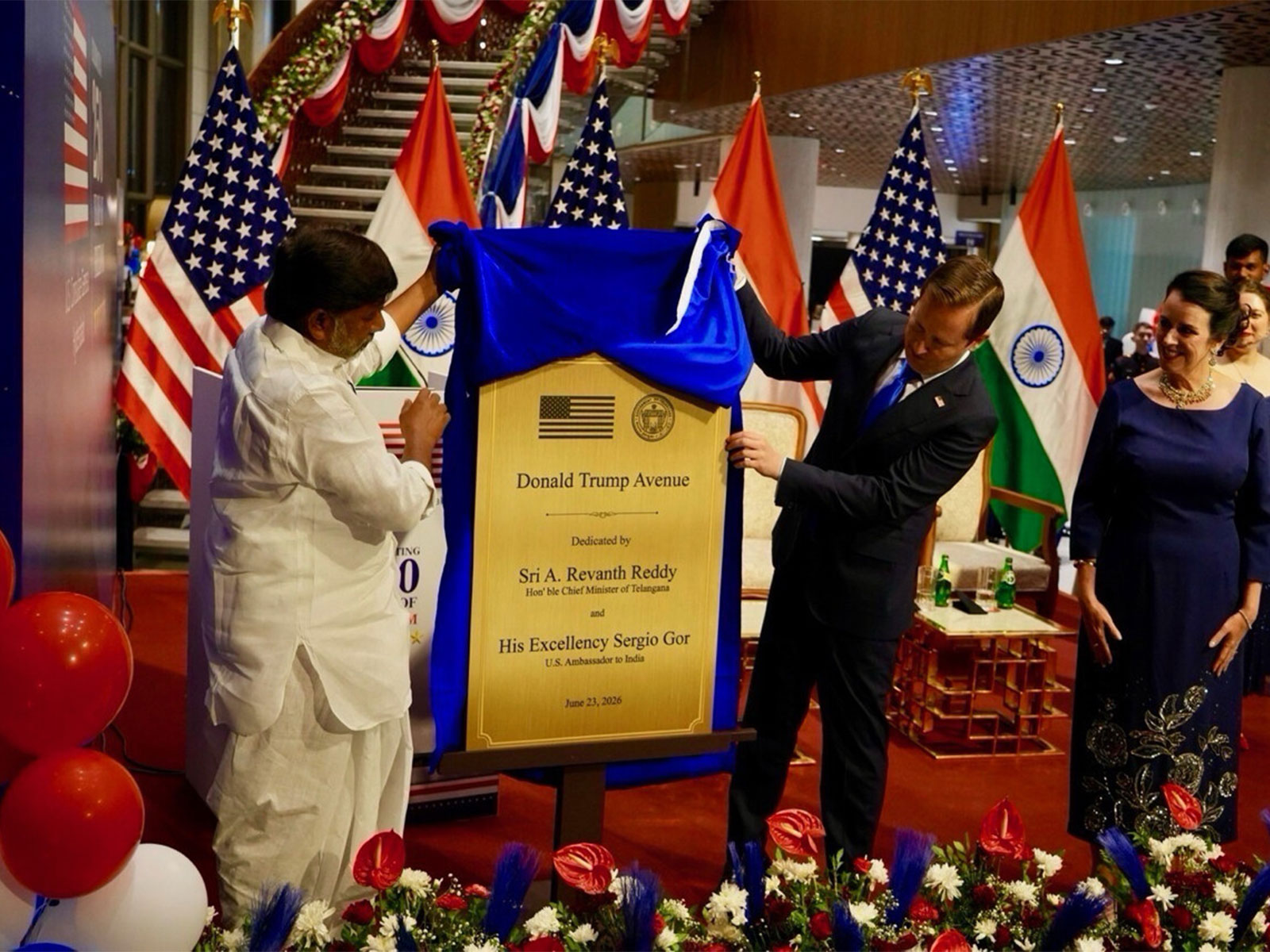 Naming of Donald Trump Avenue in Hyderabad (Photo: Truth Social@realDonaldTrump)