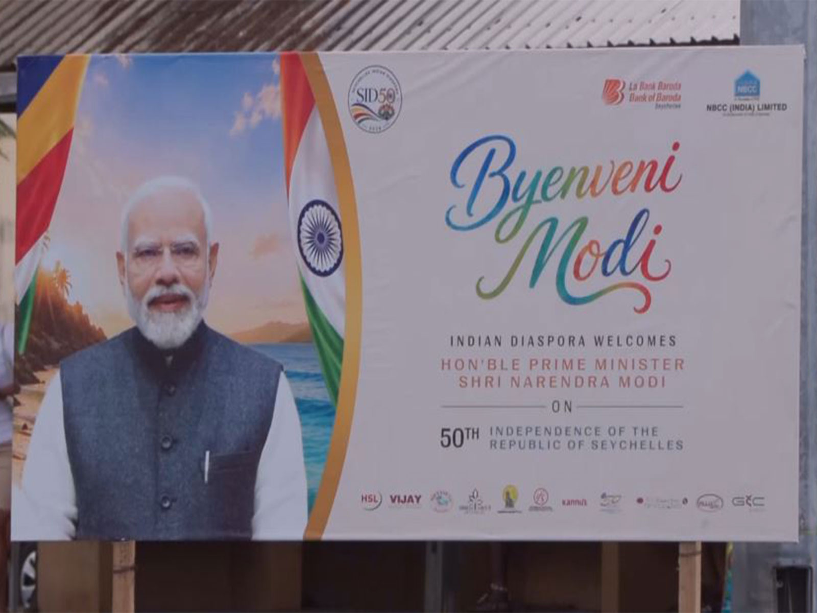 'Byenveni Modi': Seychelles gears up to welcome PM Modi (Photo/ANI)