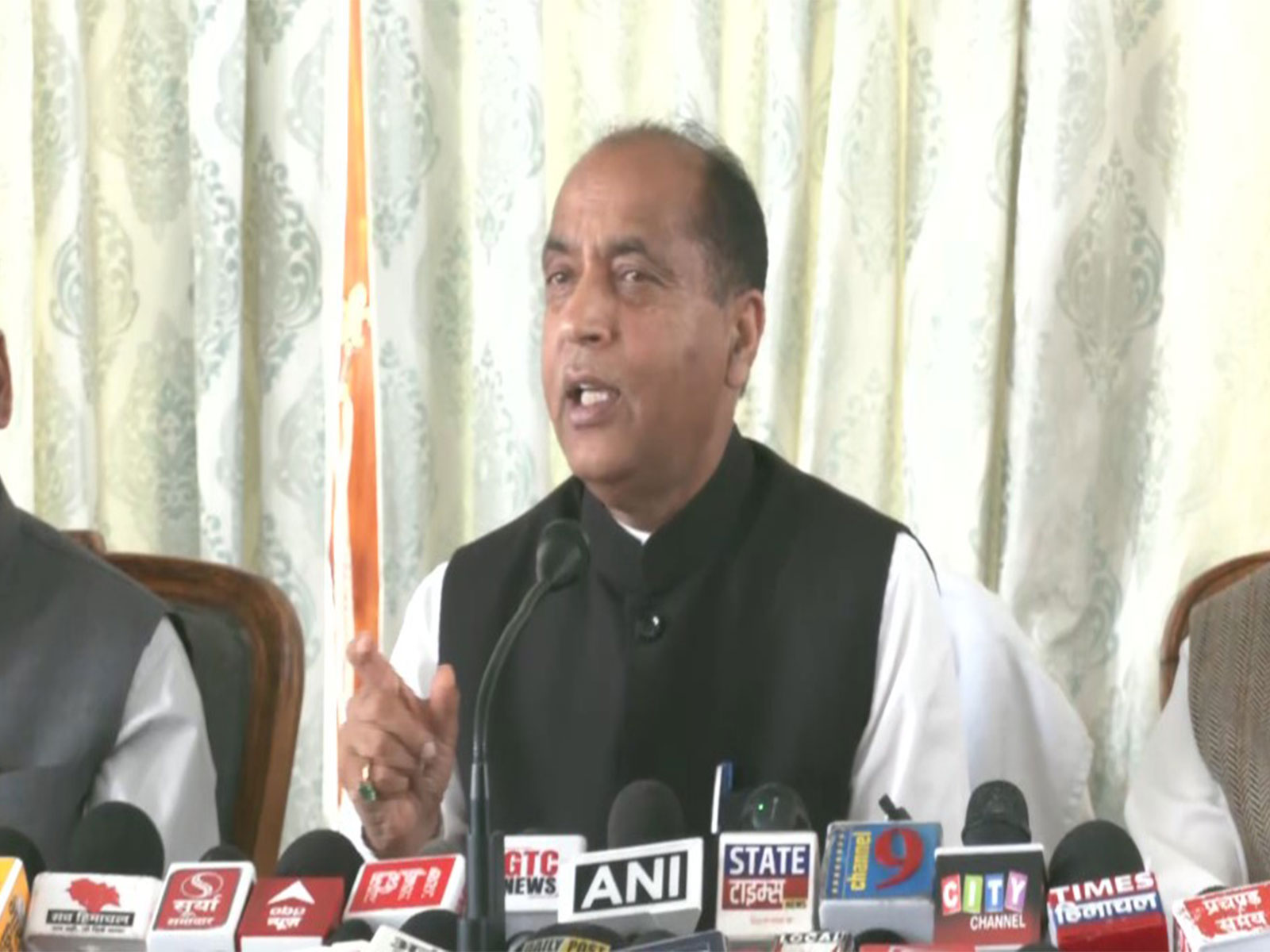Himachal Pradesh Leader of Opposition (LoP) Jai Ram Thakur (Photo/ANI)