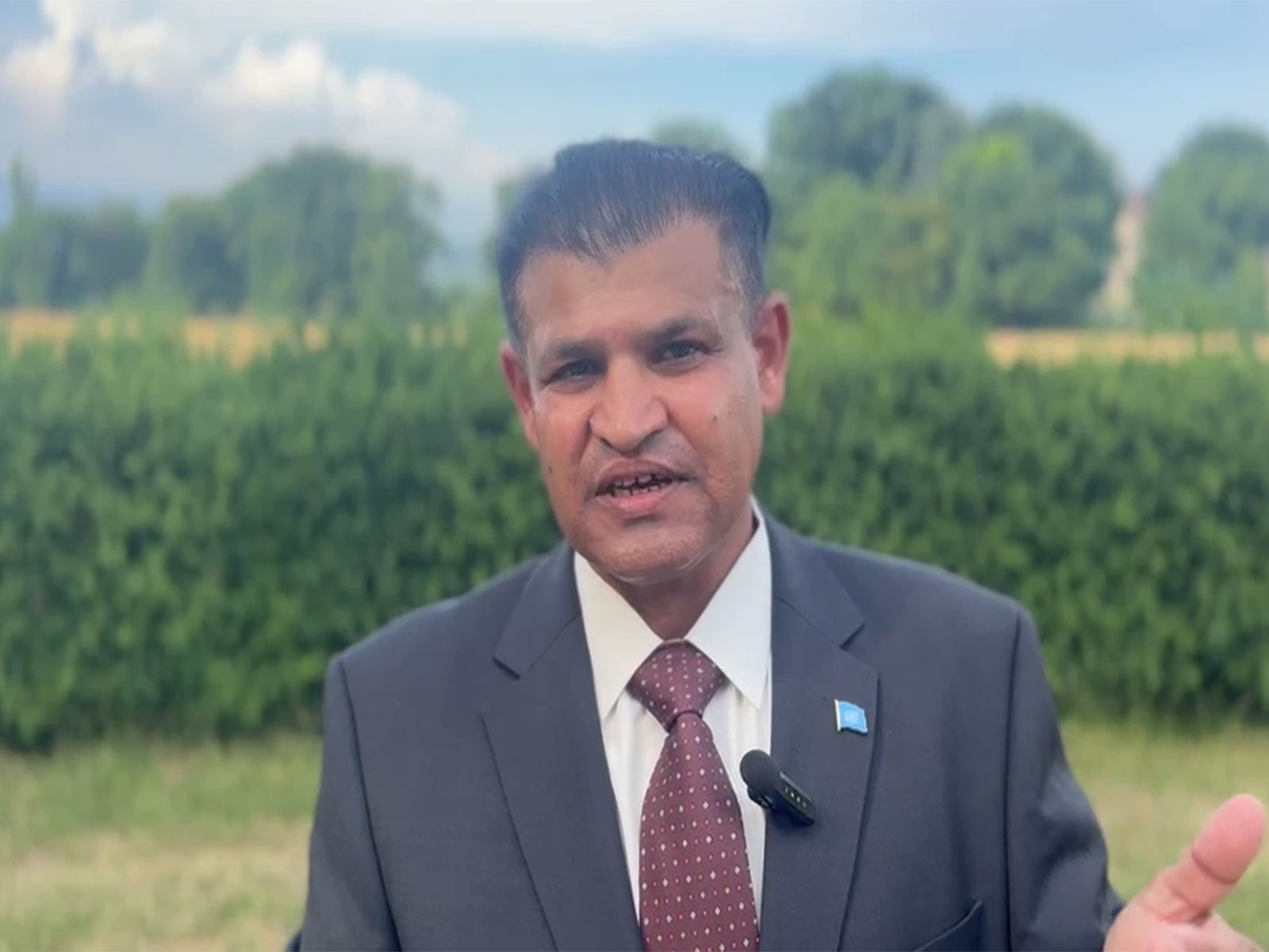 Munir Mengal, President of the Baloch Voice Association (BVA) (Photo/ANI)