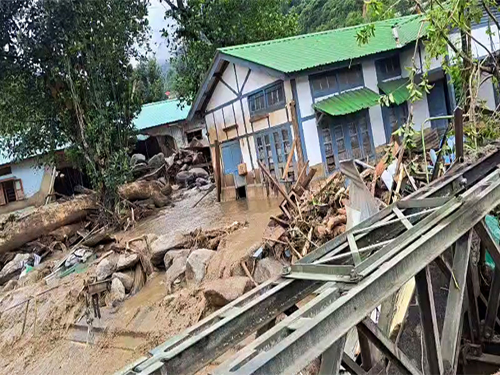 A view of a damage house following incessant heavy rainfall which triggered a flash flood (File Photo/ANI) A view of a damage house following incessant heavy rainfall which triggered a flash flood (File Photo/ANI)