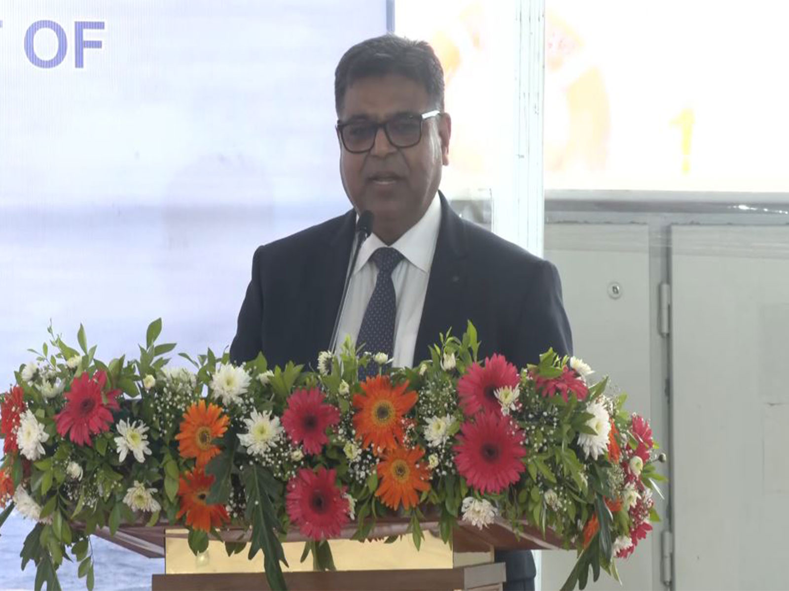 Director (Finance) of Goa Shipyard Limited, Jahangeer Alam Ansari (Photo/ANI)