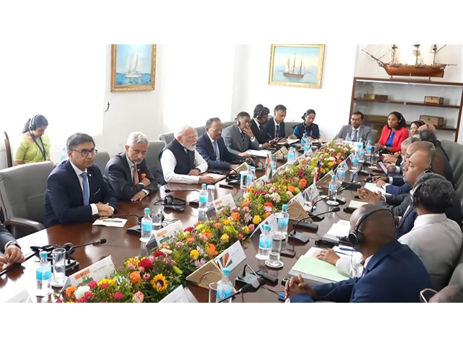 PM Modi holds delegation-level talks with Seychelles President (Photo/Youtube@NarendraModi)