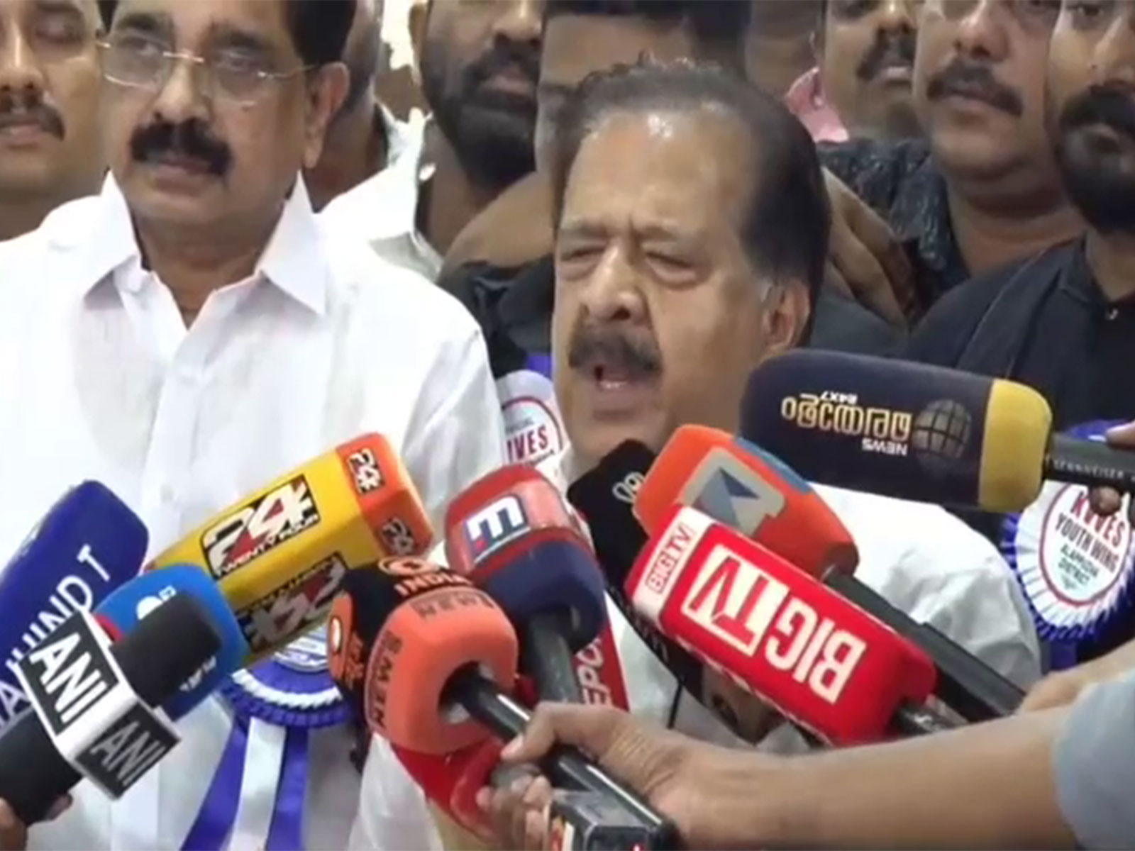Keralam Home Minister Ramesh Chennithala (Photo/ANI)