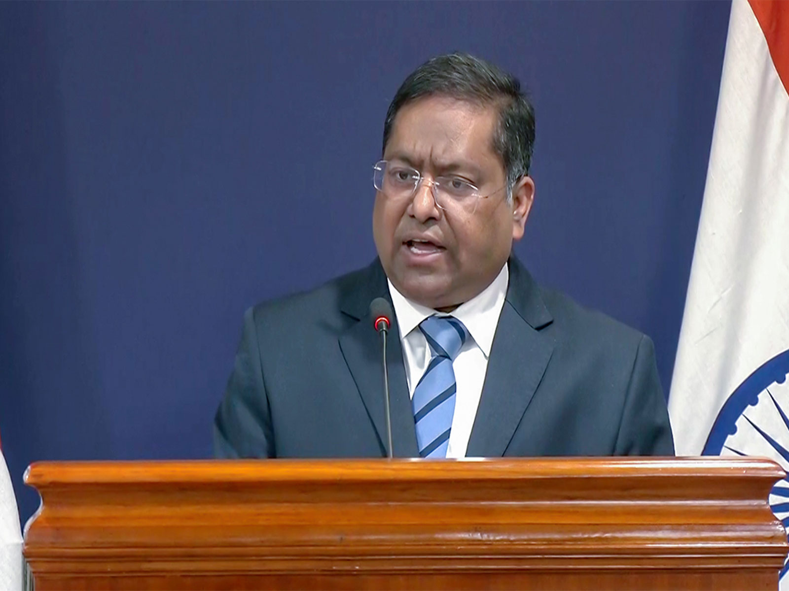 MEA Spokesperson Randhir Jaiswal (Photo/ANI)