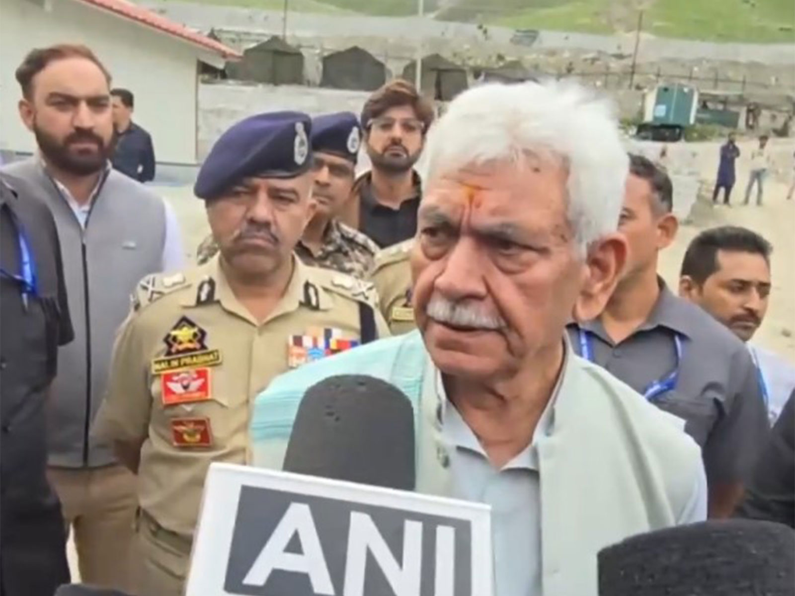 Jammu and Kashmir Lieutenant Governor Manoj Sinha (Photo/ANI)