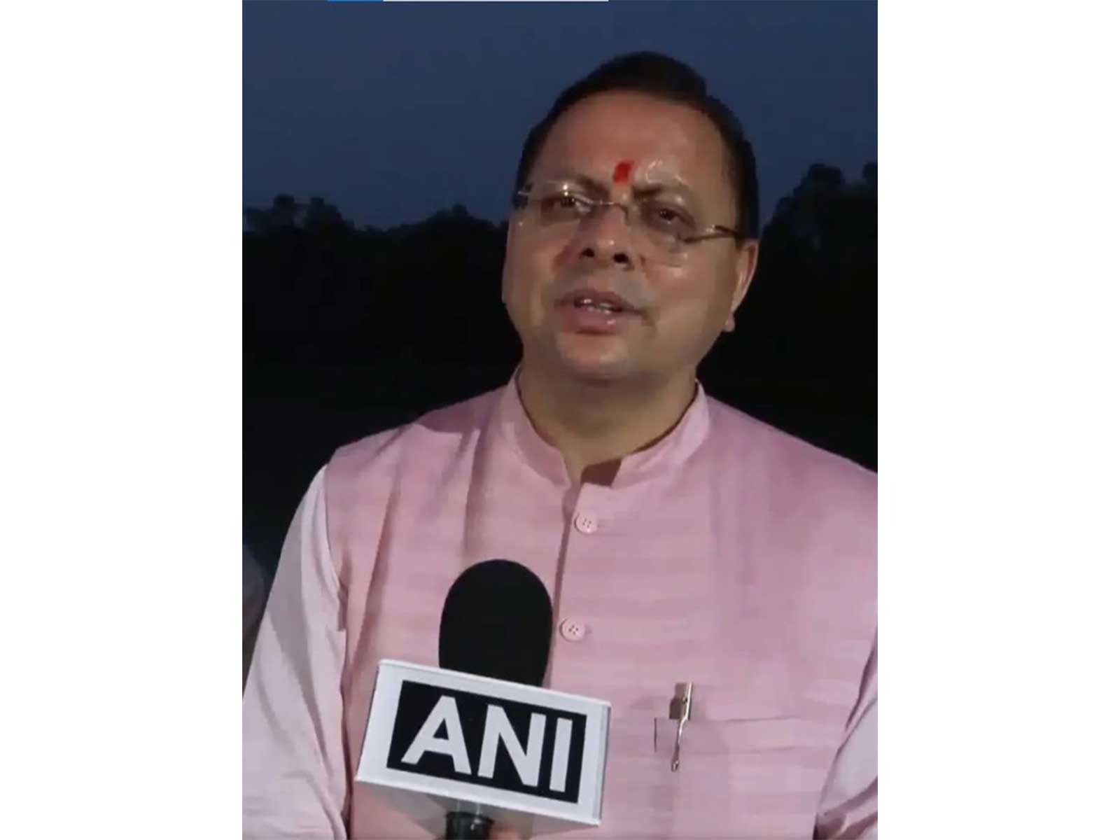 Uttarakhand CM Pushkar Singh Dhami (Photo/ANI)