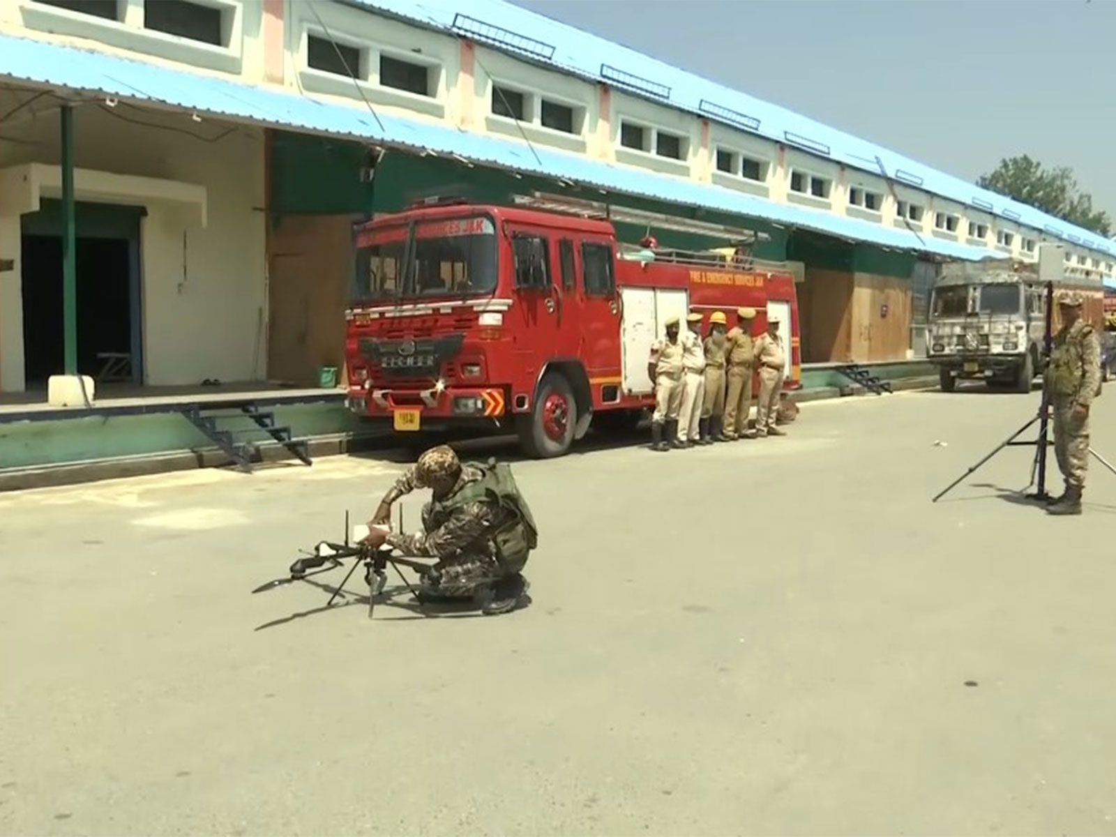 Transit camps of security forces (Photo/ANI)