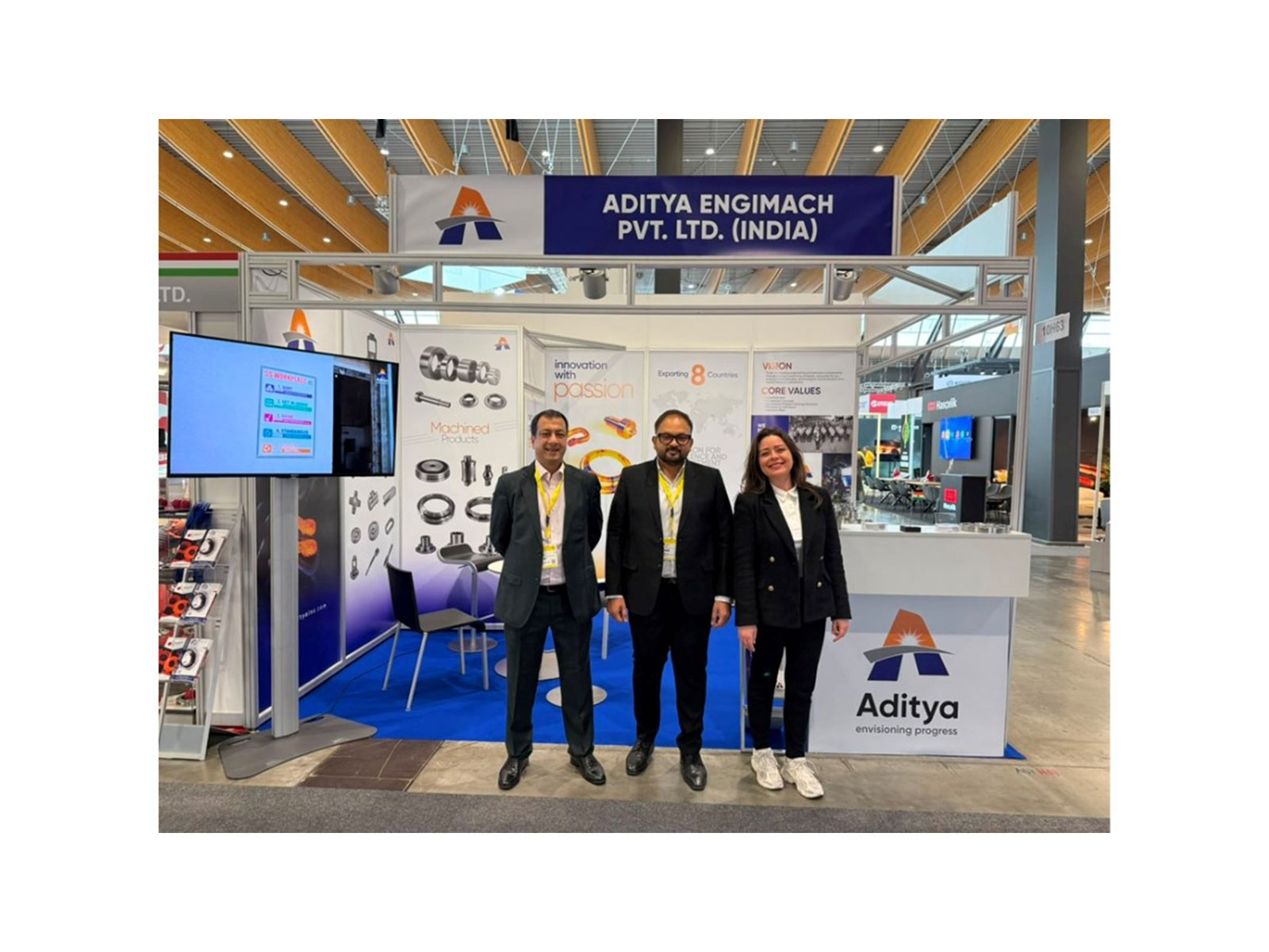 Maulik Shah took his forging company, Aditya Engimach, to one of the world's most exclusive forging exhibitions in Stuttgart Maulik Shah took his forging company, Aditya Engimach, to one of the world's most exclusive forging exhibitions in Stuttgart