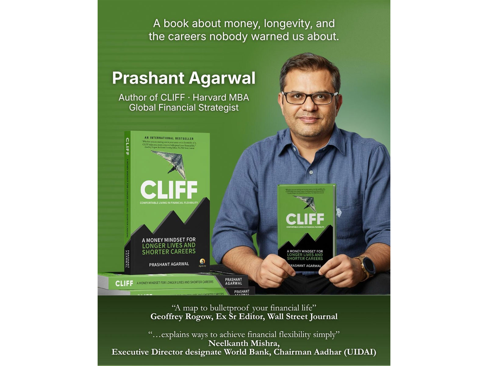 Apricity Publishing Launches Global Bestseller ‘CLIFF’ In India To Tackle The New Economic Paradox: Longer Lives And Shorter Careers
