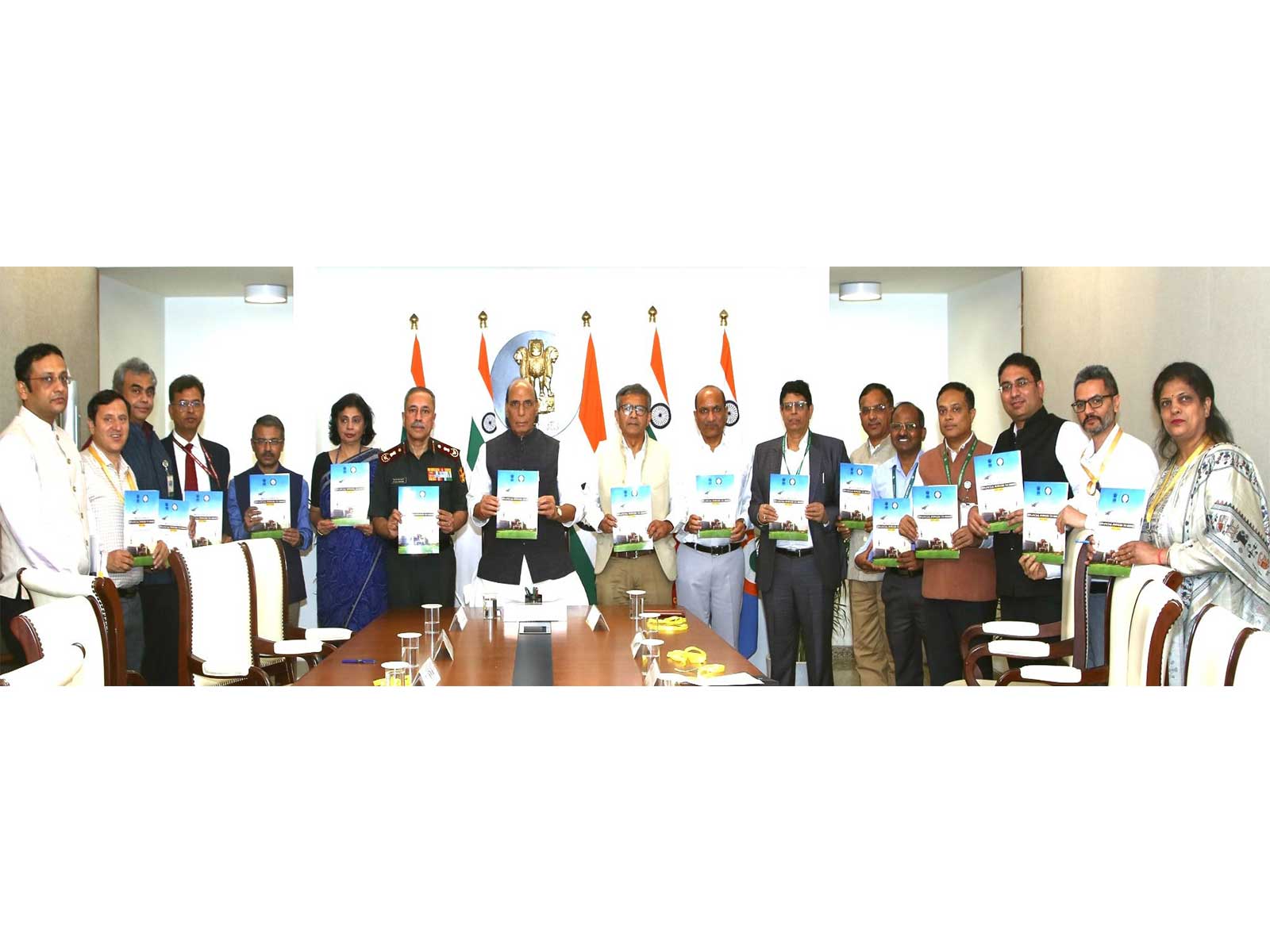 Defence Minister Rajnath Singh unveils Delegation of Financial Powers to DRDO 2026 (Photo: PIB/MinistryofDefence)